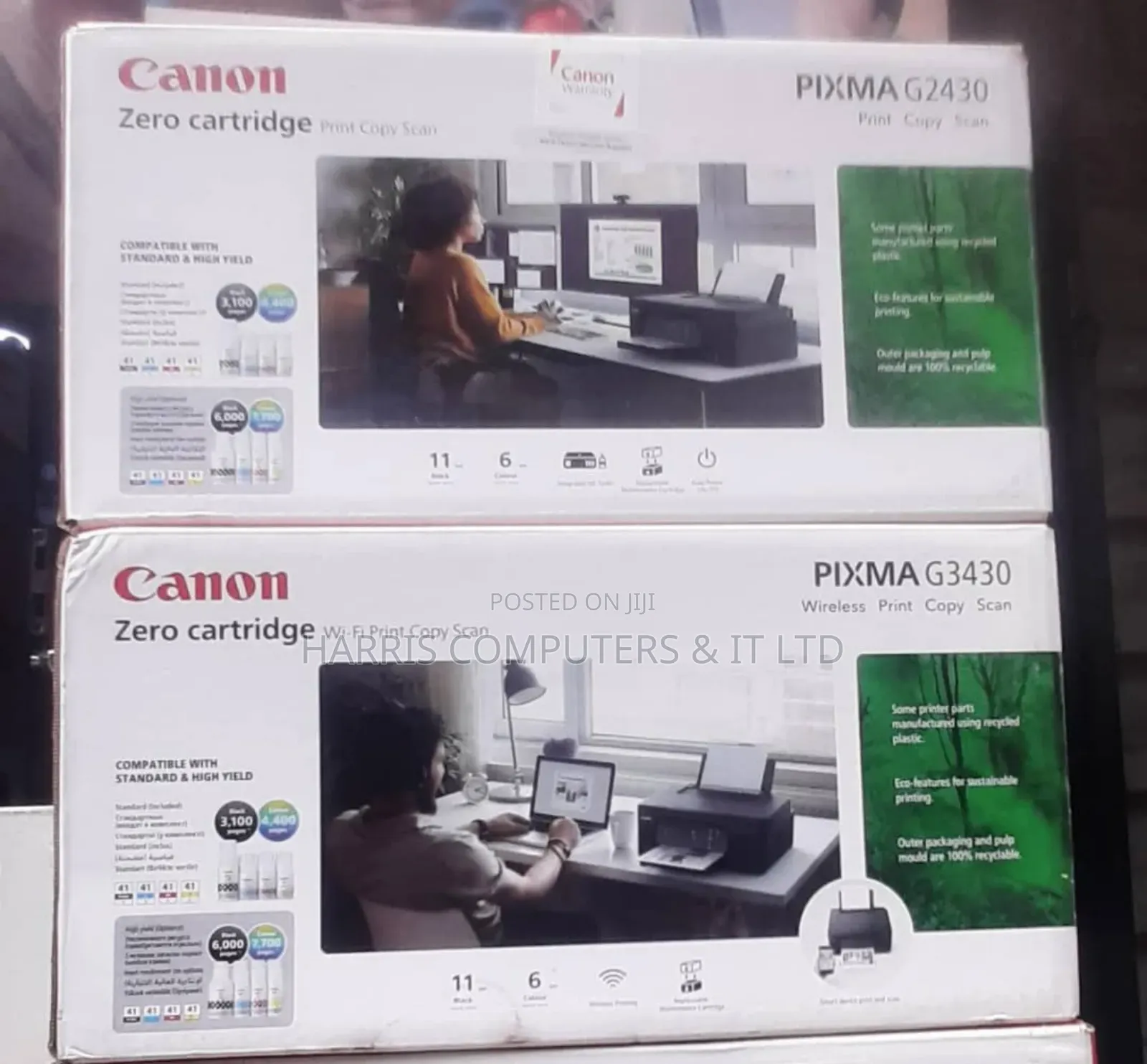 Canon Pixma G3430 A4 Wireless/ Wifi 3 in 1 Inktank Printer
