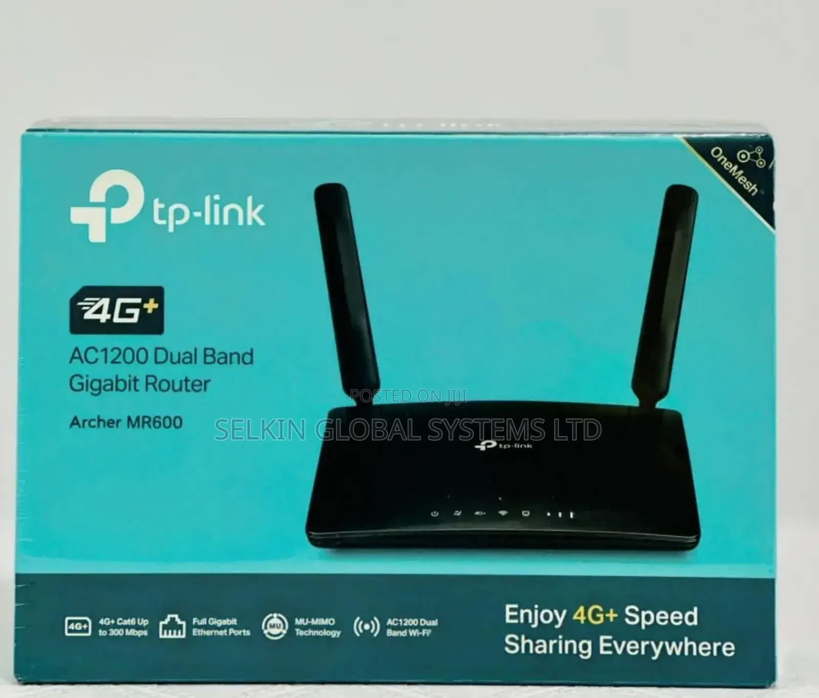 Tp Link 4g+ Universal SIM Card Dualband Gigabit Router MR600