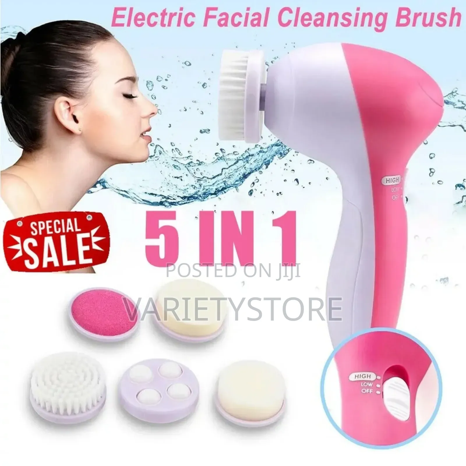Electric 5 IN 1 Face Cleansing Brush