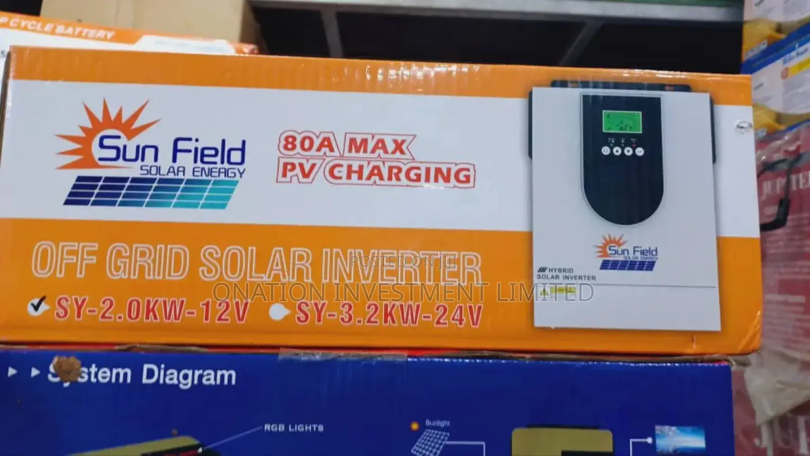 2kva 12v Sunfield Hybrid Inverter