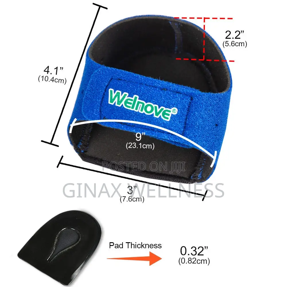 Welnove Heel Pads For Achilles Tendonitis And Cracked Heels