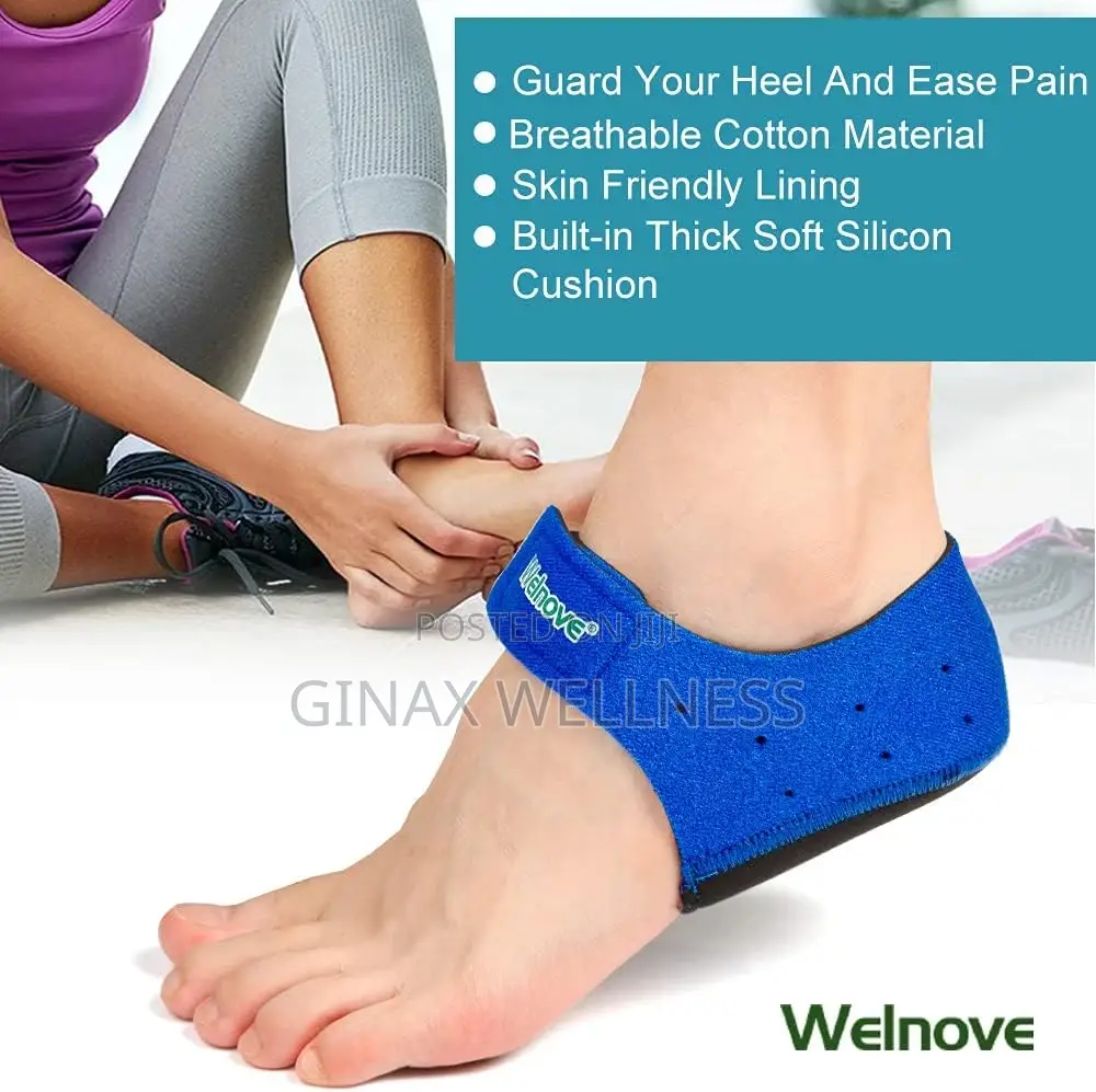 Welnove Heel Pads For Achilles Tendonitis And Cracked Heels