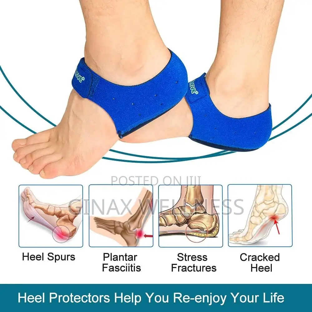 Welnove Heel Pads For Achilles Tendonitis And Cracked Heels