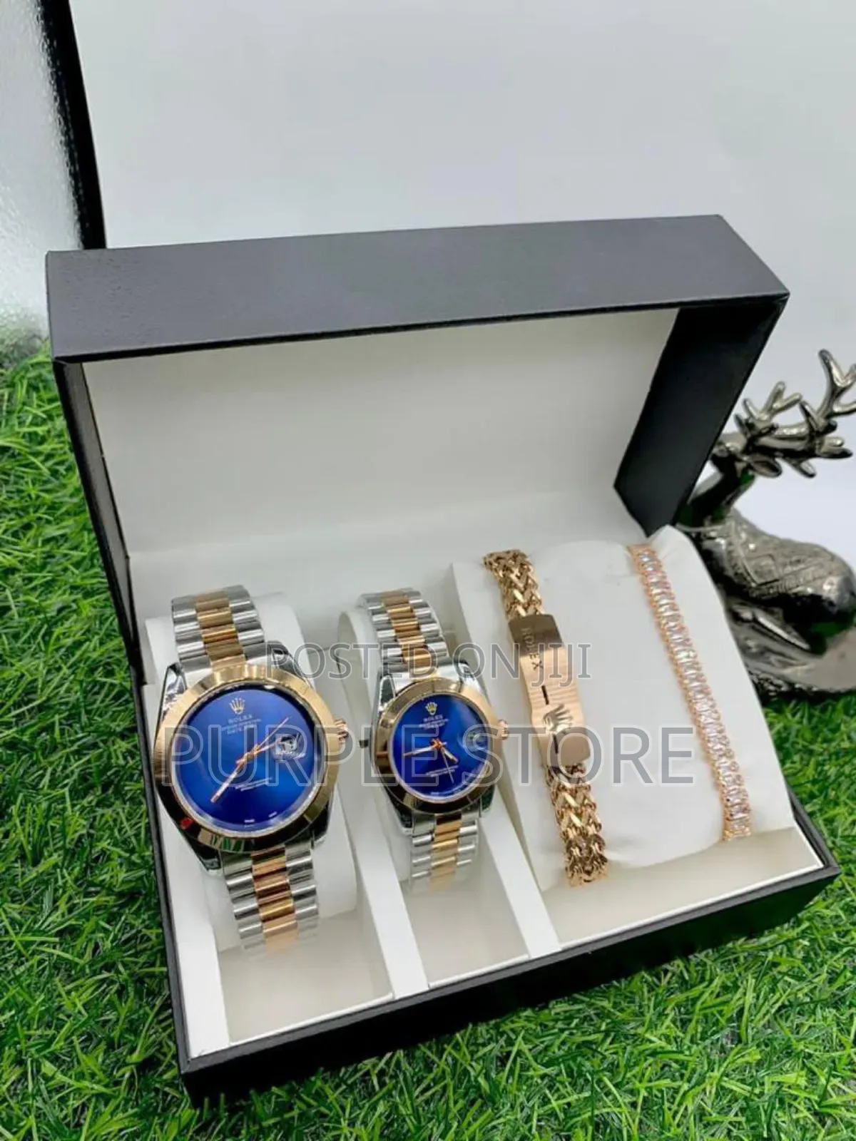 Rolex Couples Wristwatch and Bracelets Set