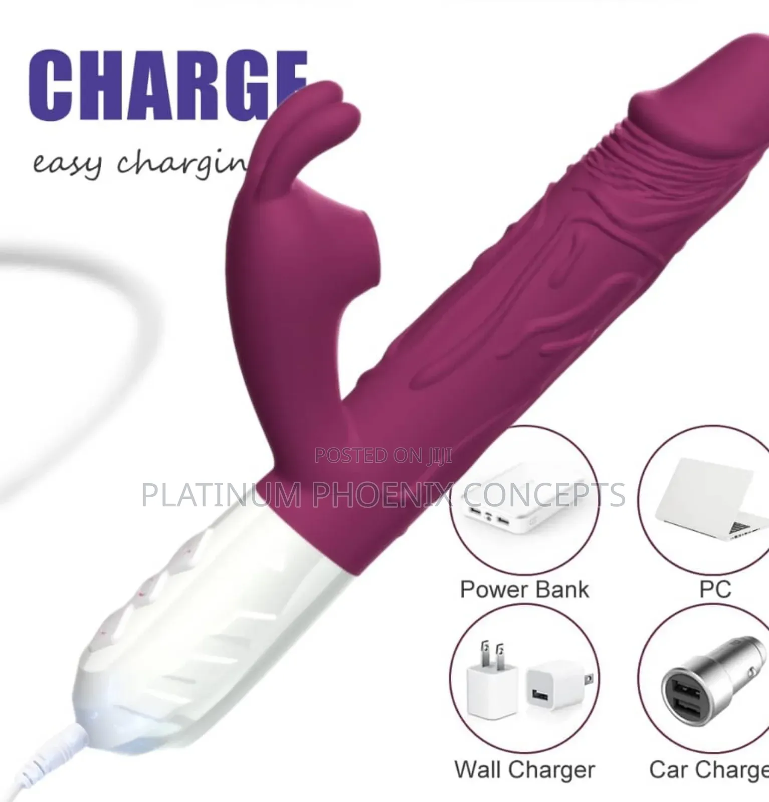Rabbit Bunny Ear Vibrator (Feel Real )