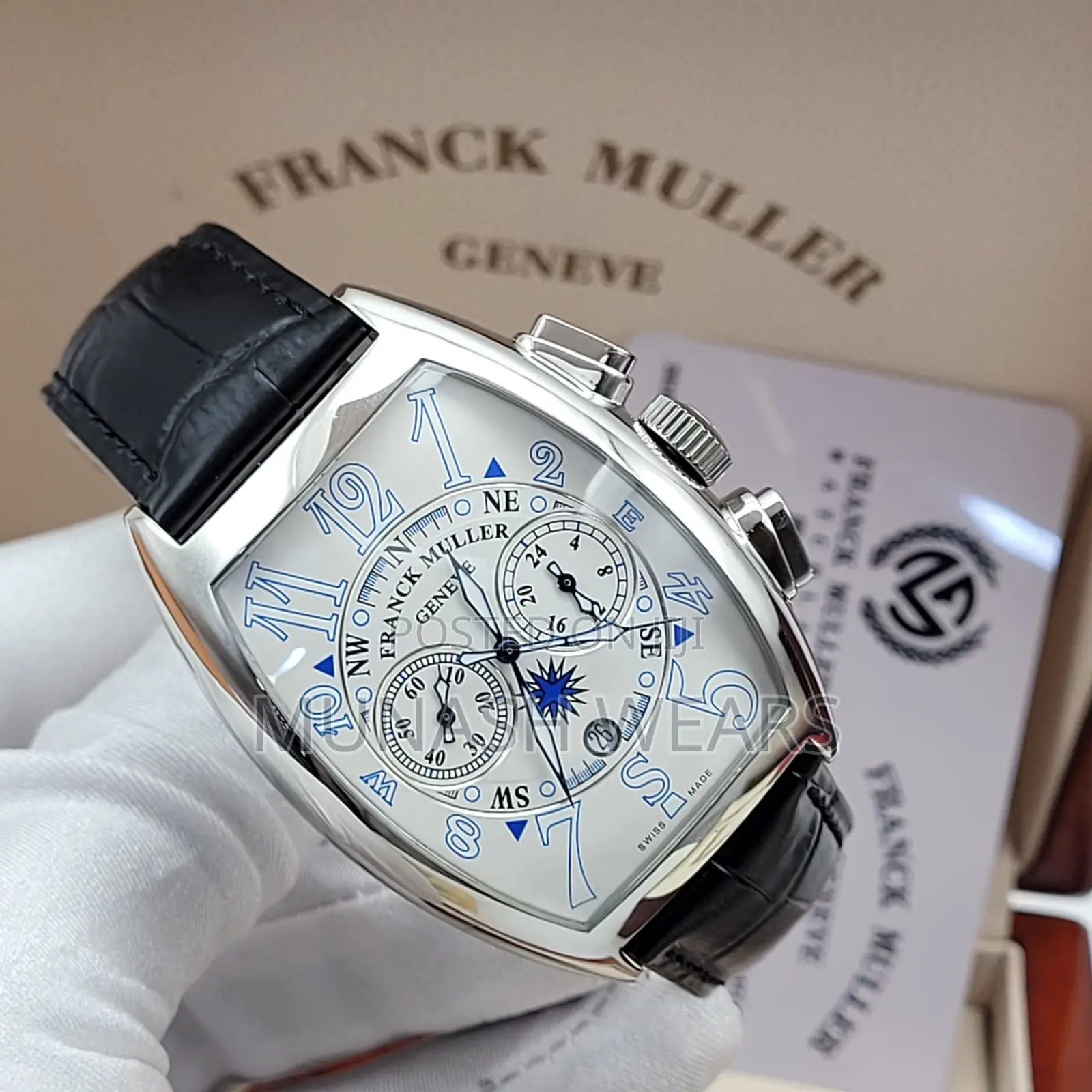 Frank Muller Leather Royal Wristwatch