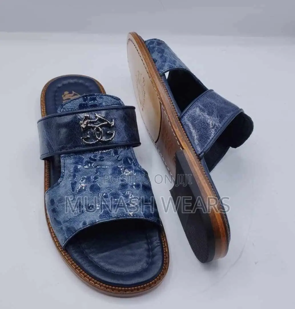Pure Italian Genio Leather Slipers