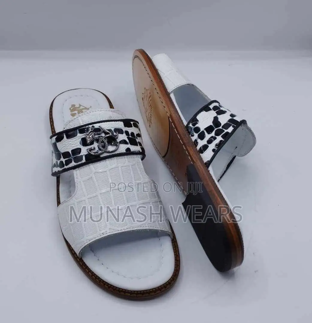 Pure Italian Genio Leather Slipers