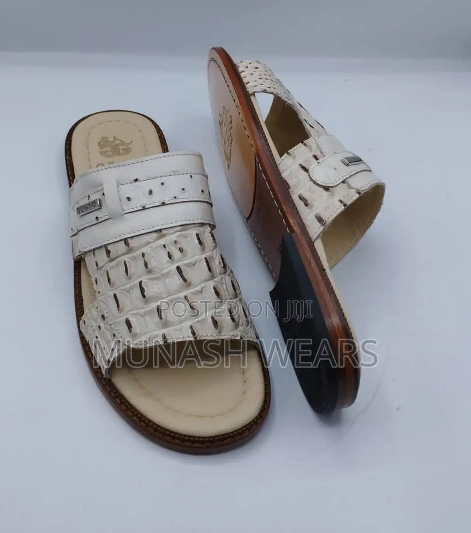Italian Genio Leather Slipers
