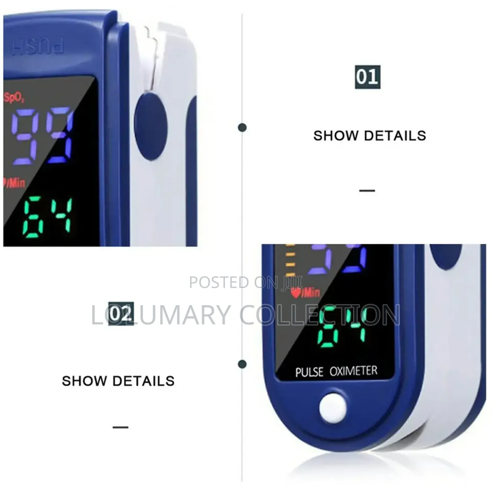 Pulse Oximeter for Pulse Measurement