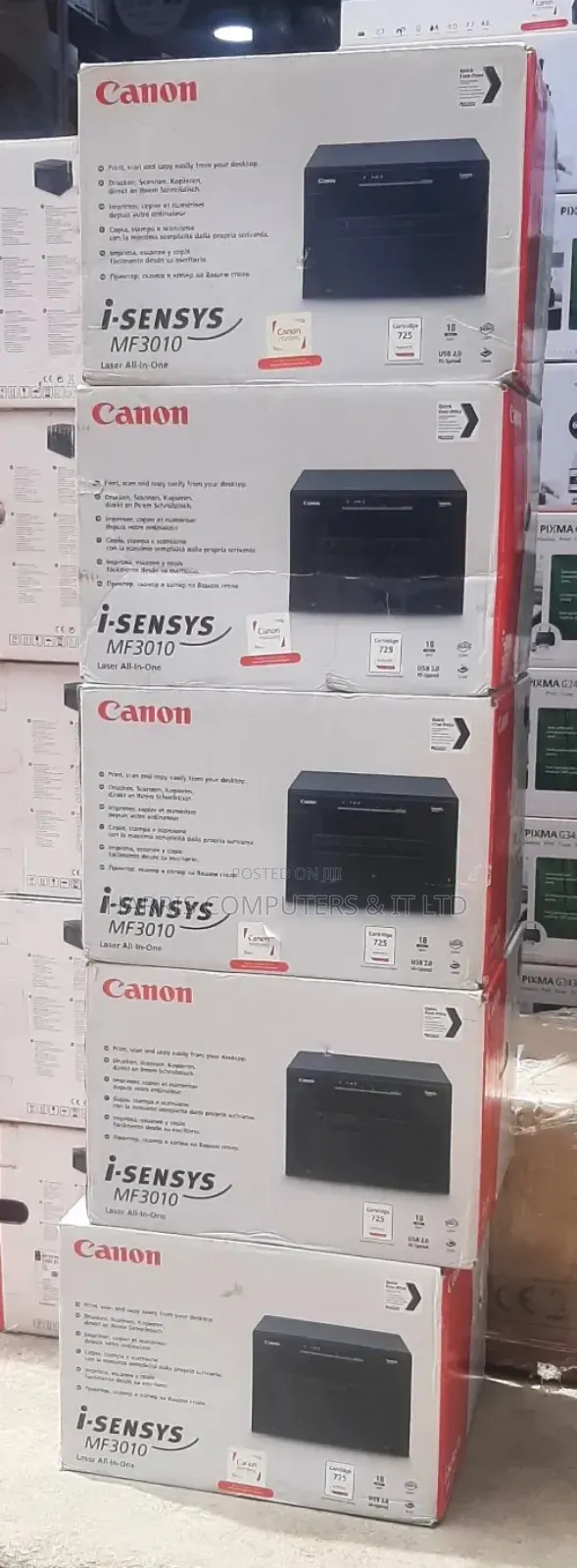 Canon I_sensys Mf 3010 All In1 Laser Printer