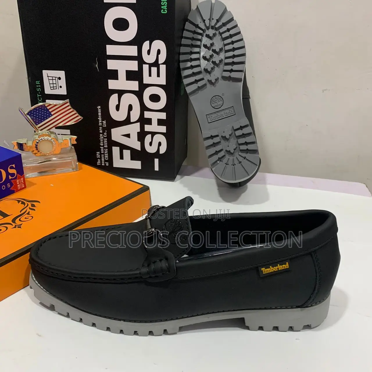 Men's Timberland Big Sole Leather Shoes
