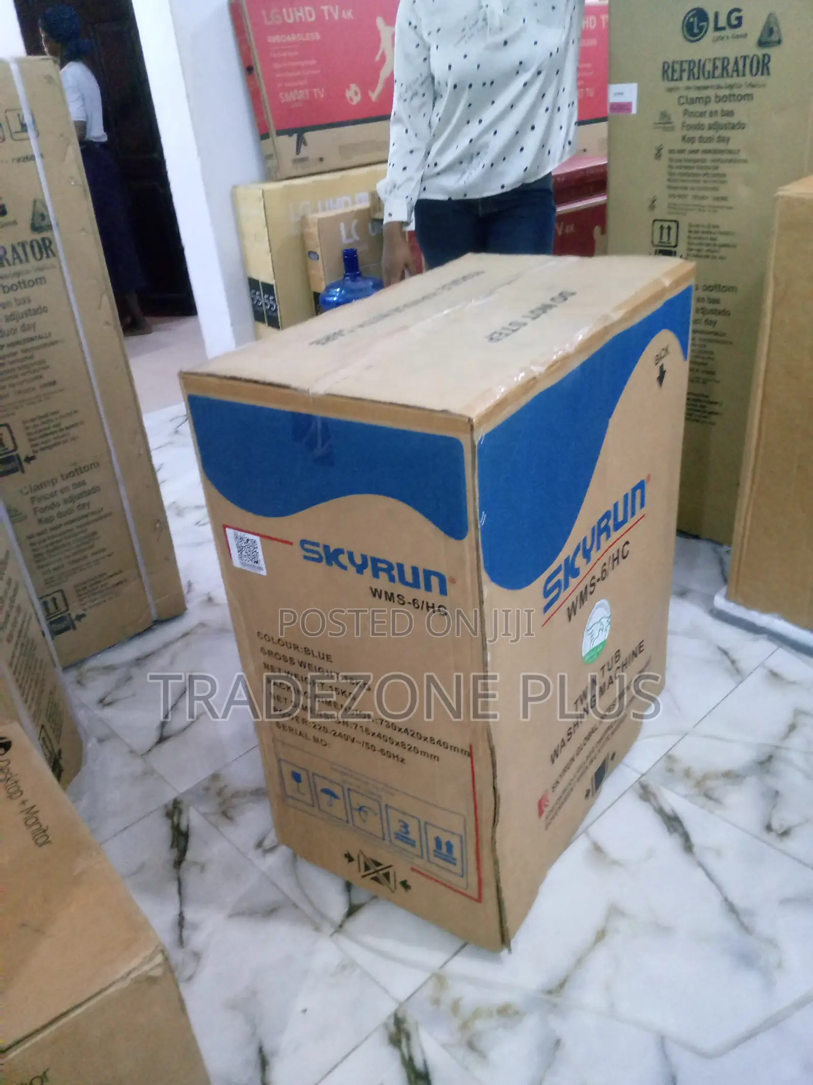 New Skyrun 6kg Sem-Automatic Wash and Spin Washer
