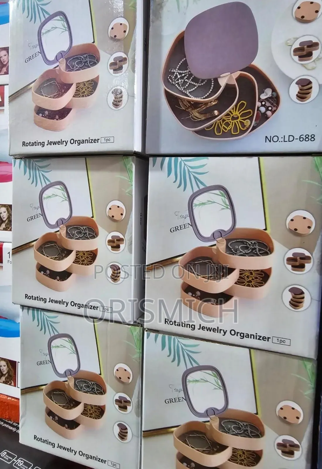 Rotating Jewelry Organiser