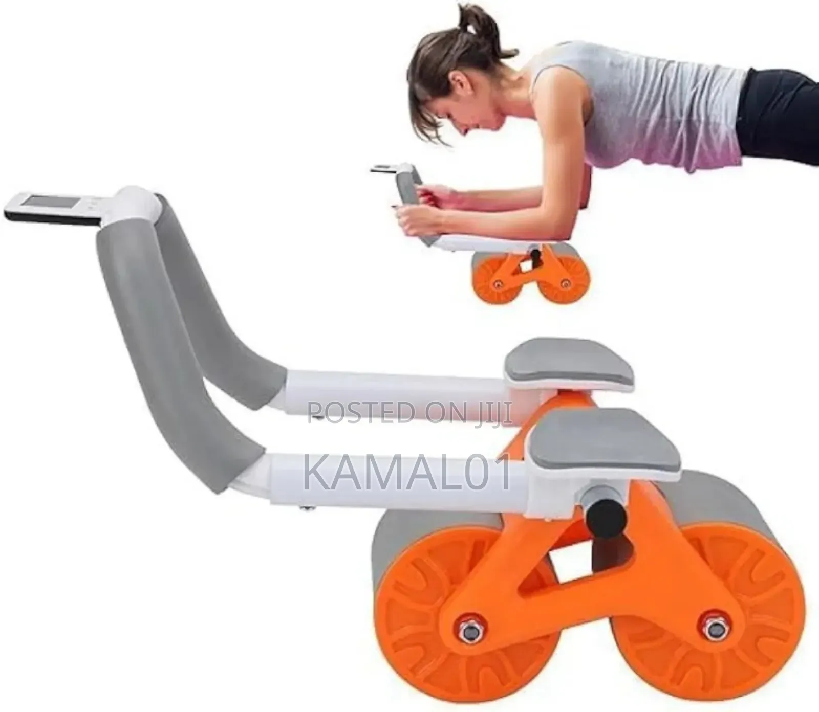 Ab Roller Wheel Exercise With Elbow Support,