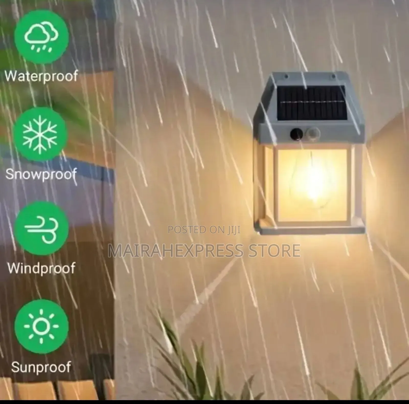 Double Solar Induction Wall Lamp