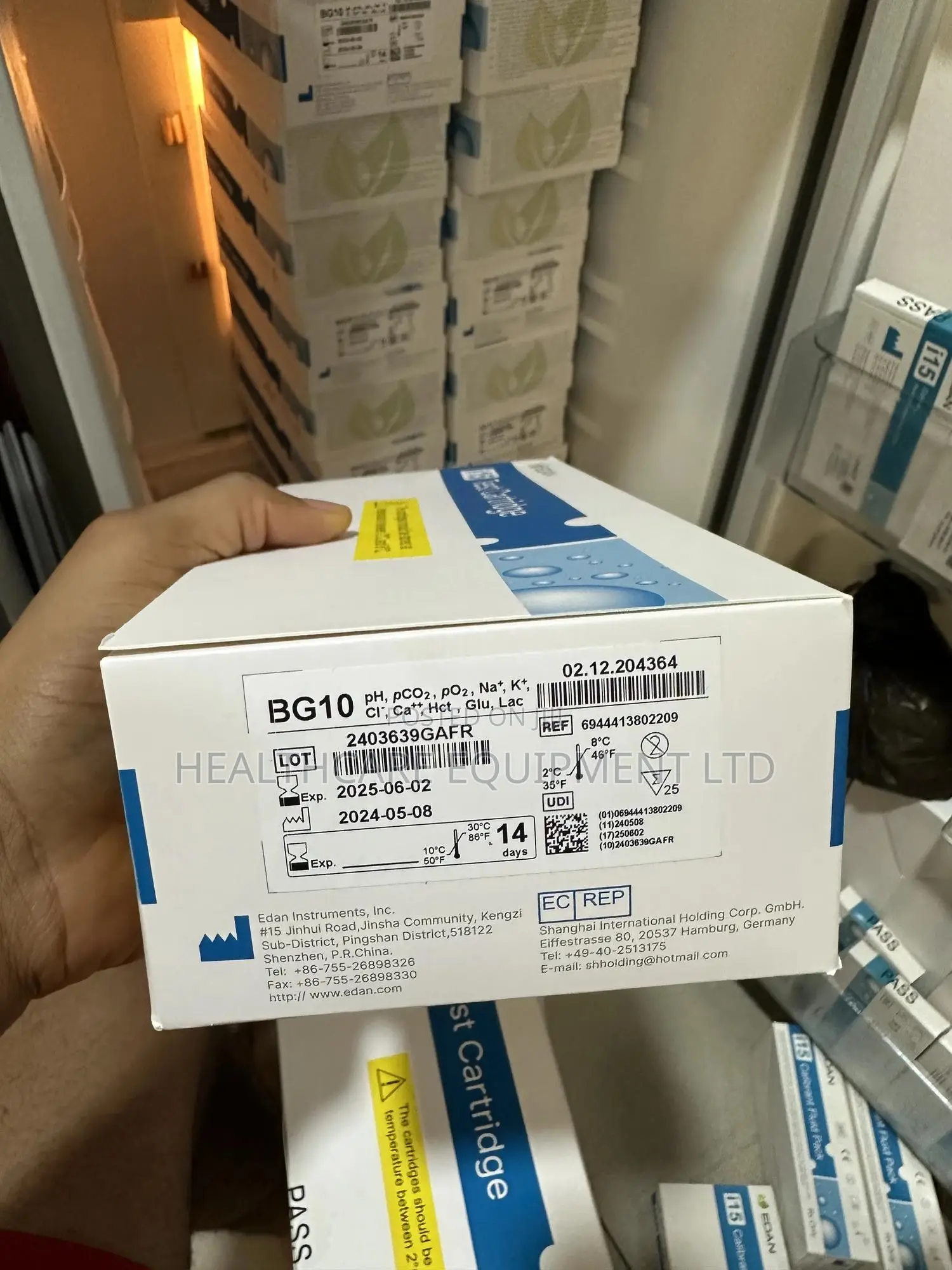 Edan I15 Cartridges BG10