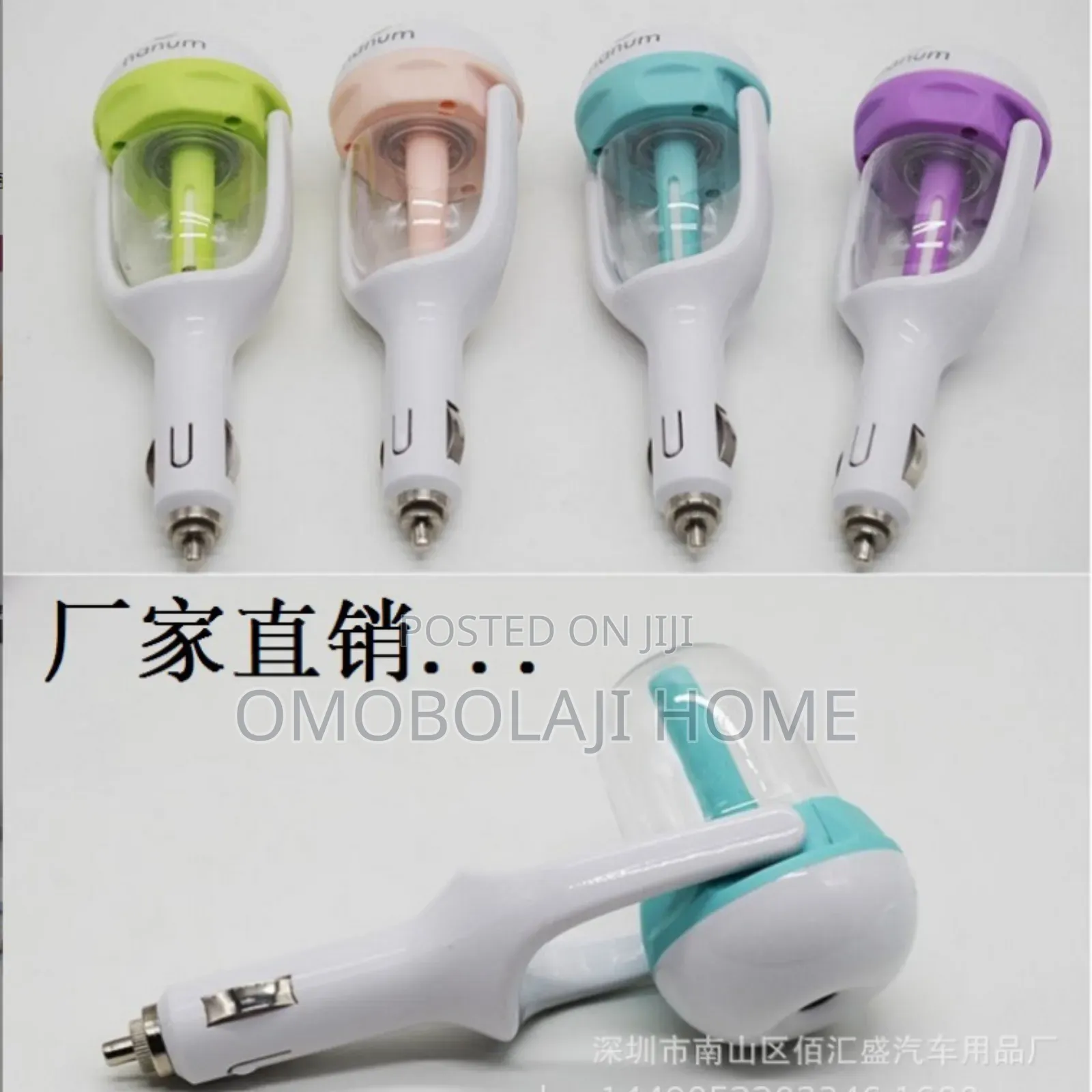 Car Humidifier Air Purifier Diffuser Essential Oil