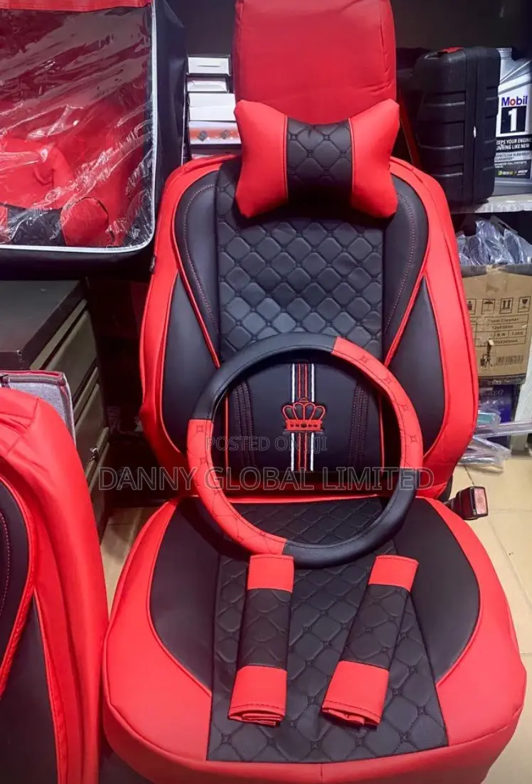 Original Red With Black Complete Car Cover