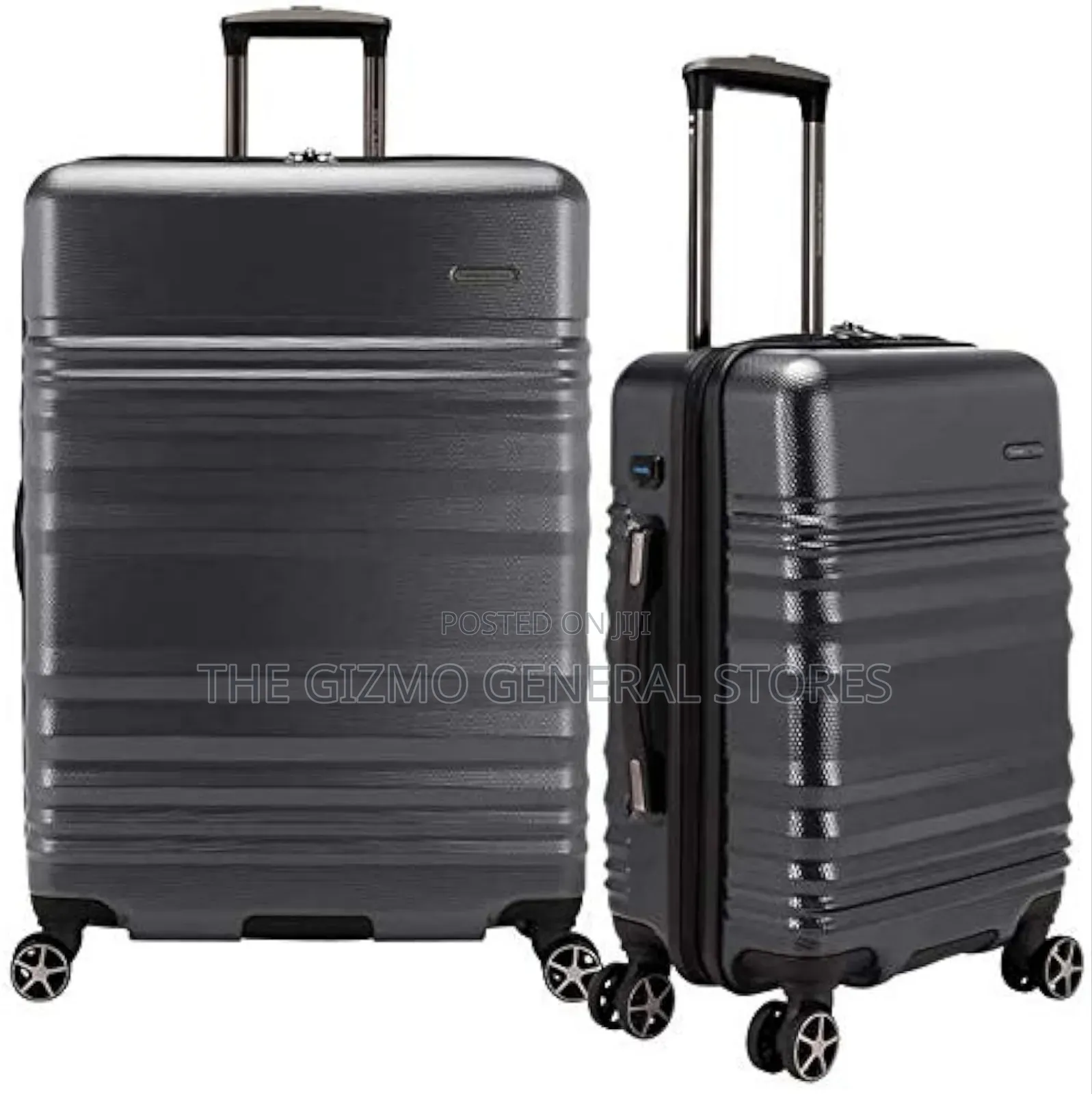 Traveler's Choice Pomona 2-Piece Hardside Set (Gray)
