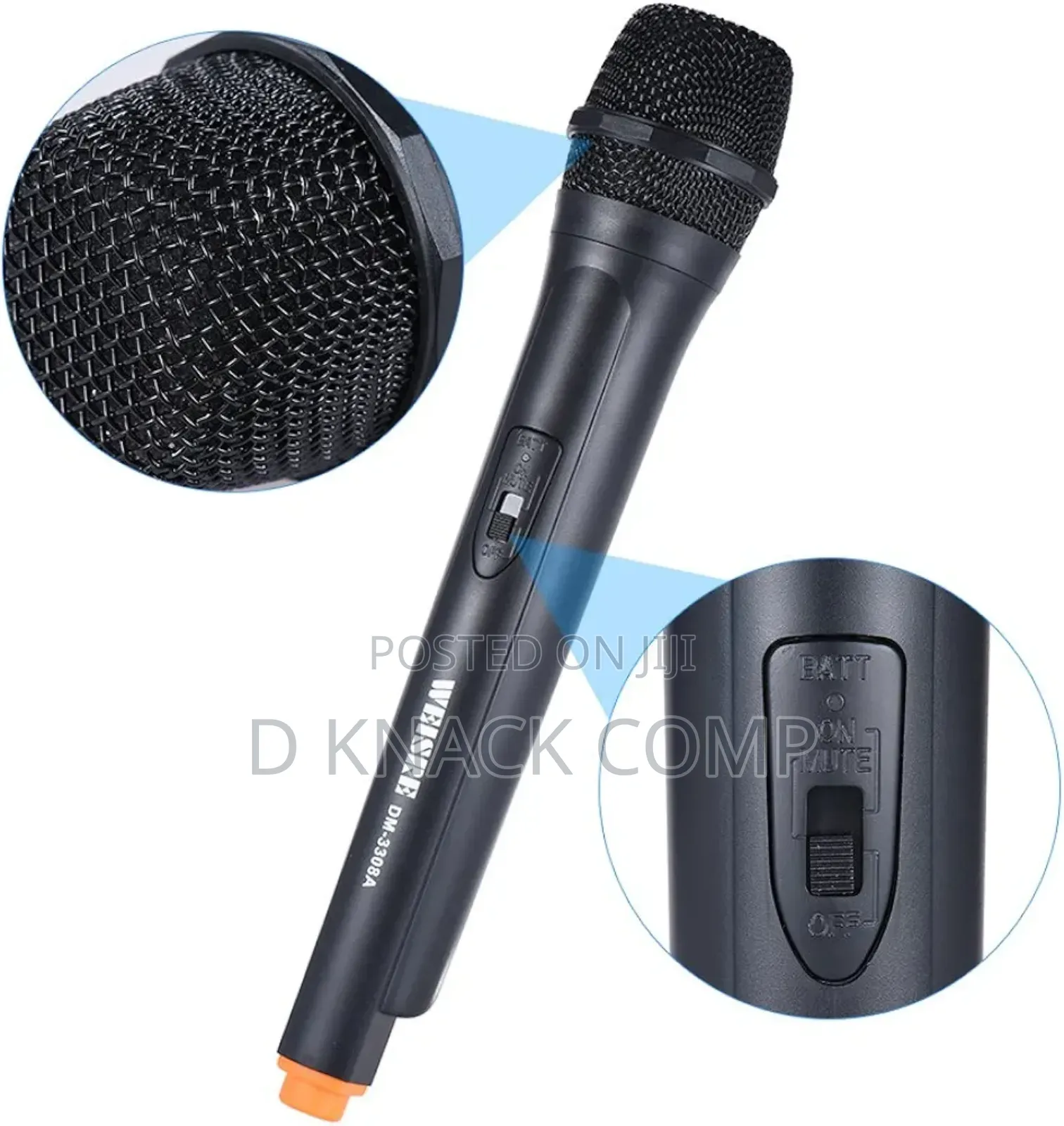 Handheld Wireless Dynamic Microphone Voice Amplifier Karaoke