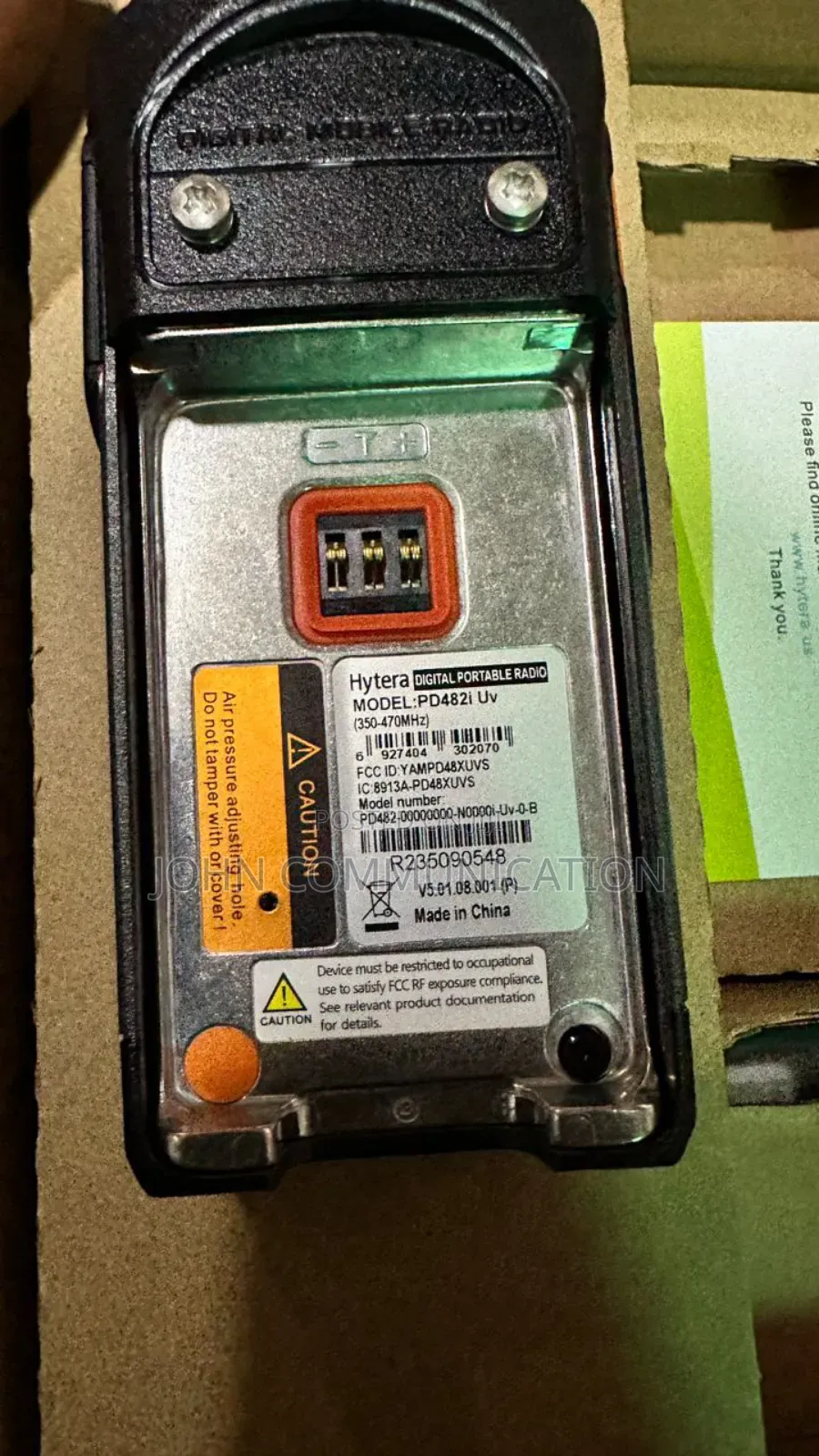 Hytera Pd482i UHF Digital