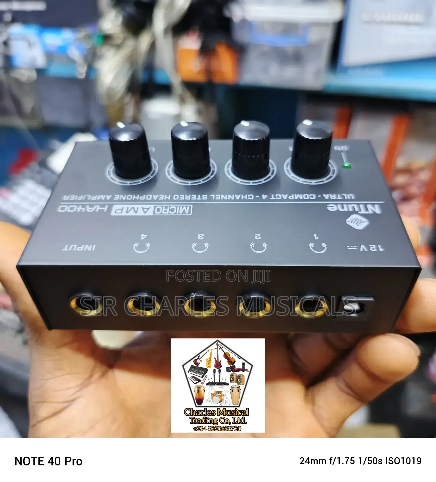 Original Ntune HA400 Headphone Amplifier 4 Channel