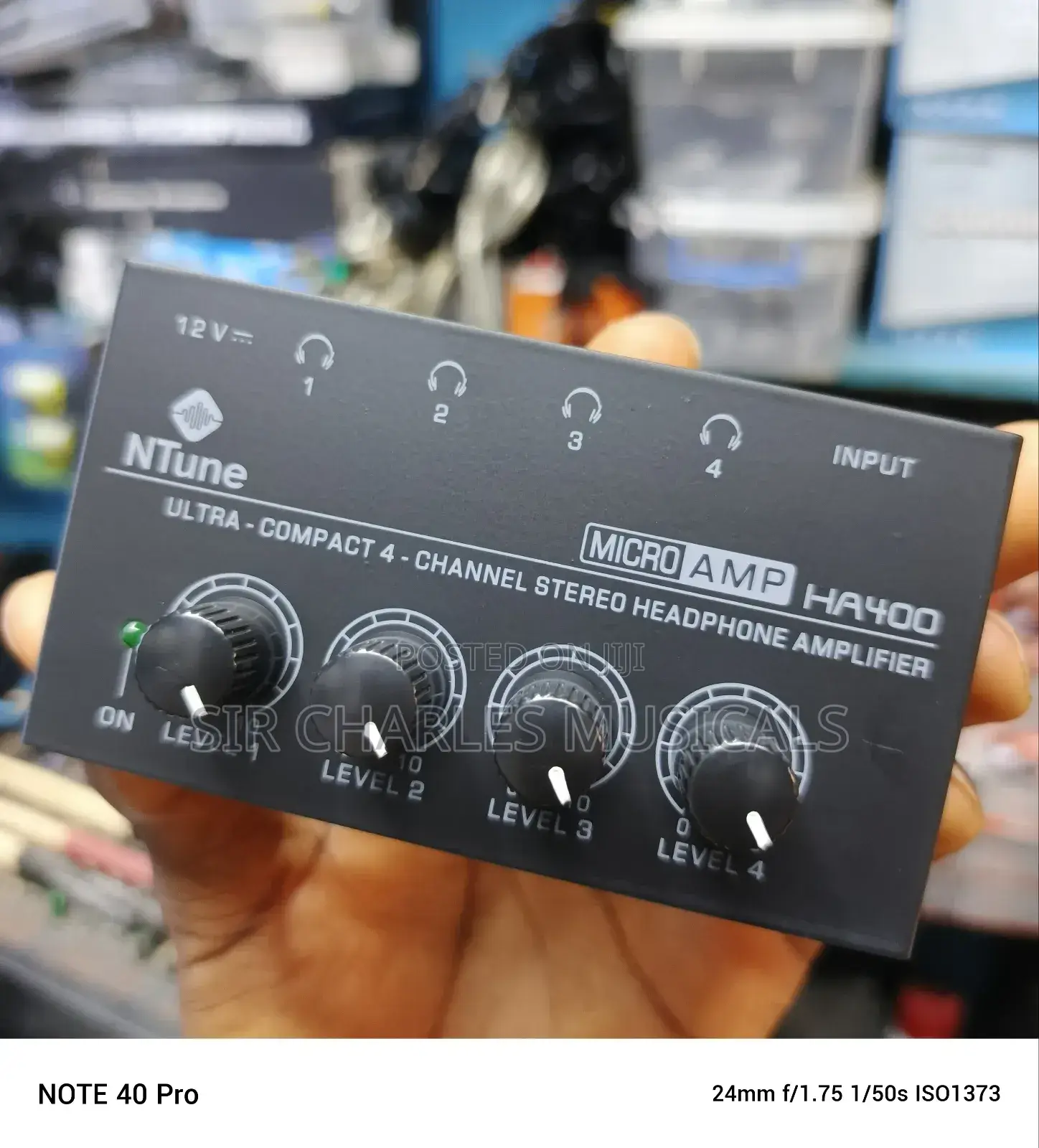 Original Ntune HA400 Headphone Amplifier 4 Channel