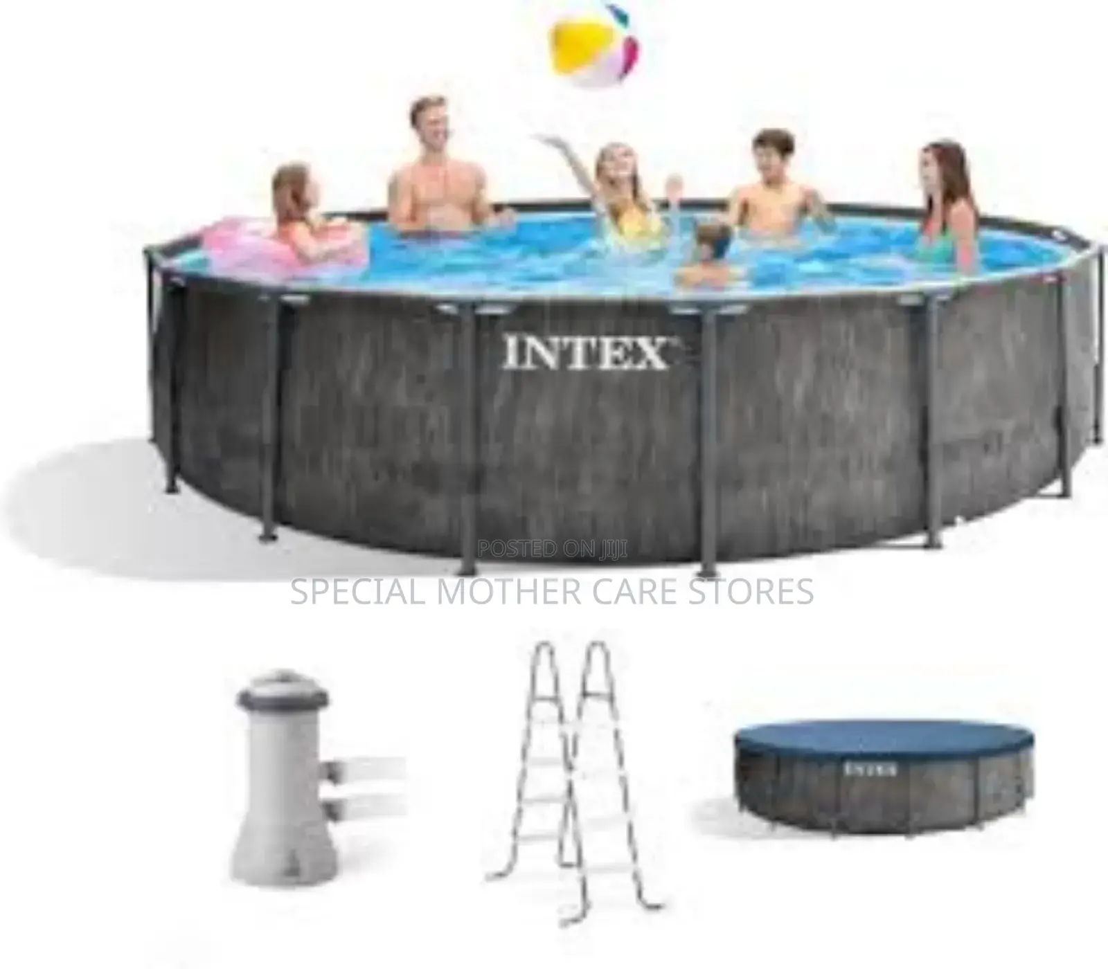 16ft Round Intex Swimming Pool Complete Set