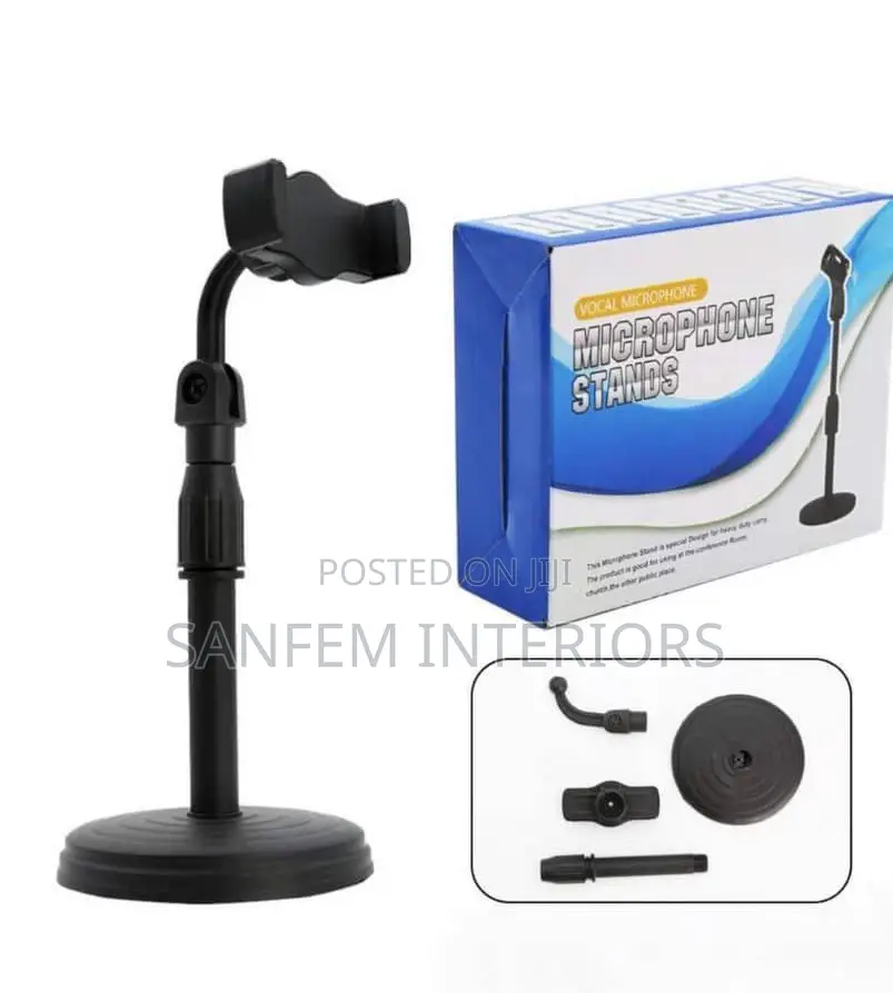 Phone And Microphone Stand