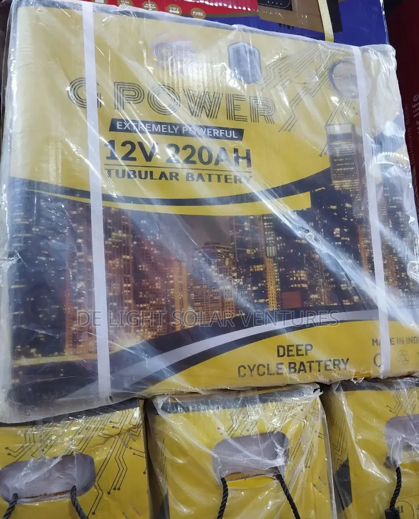 220ah G Power Tubular India Battery Energy