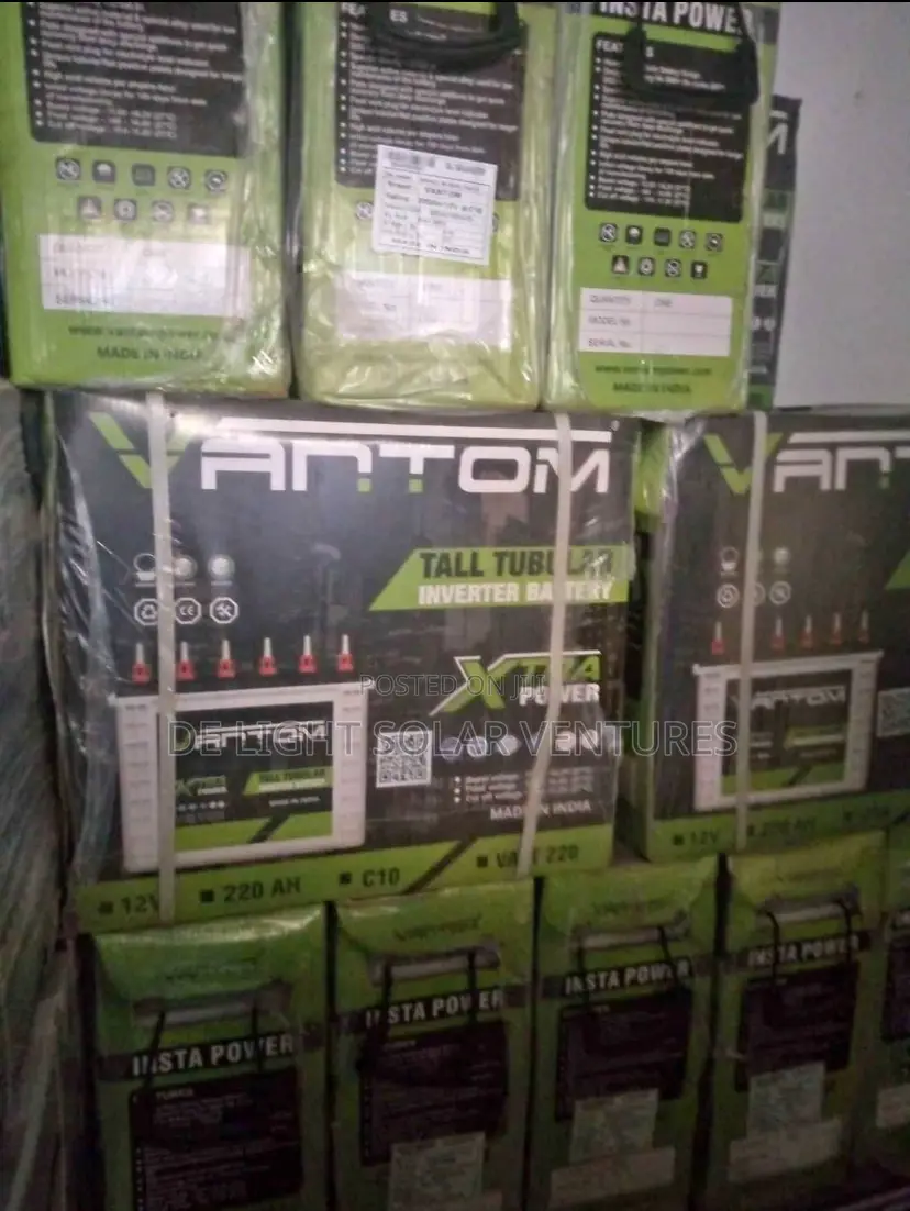 220ah India Tubular Battery Vantom Available