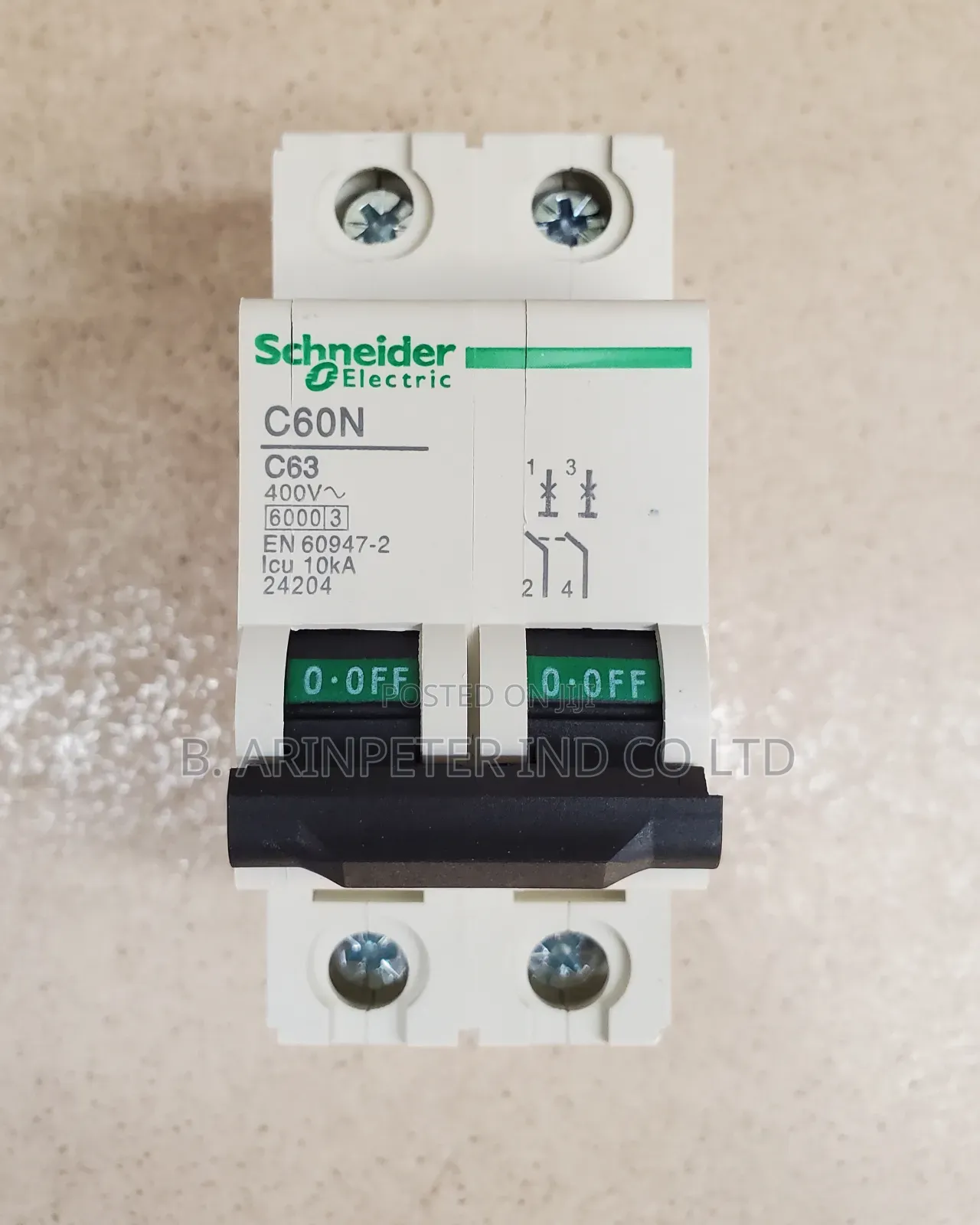 Schneider Mini Circuit Breaker 63A AC DC