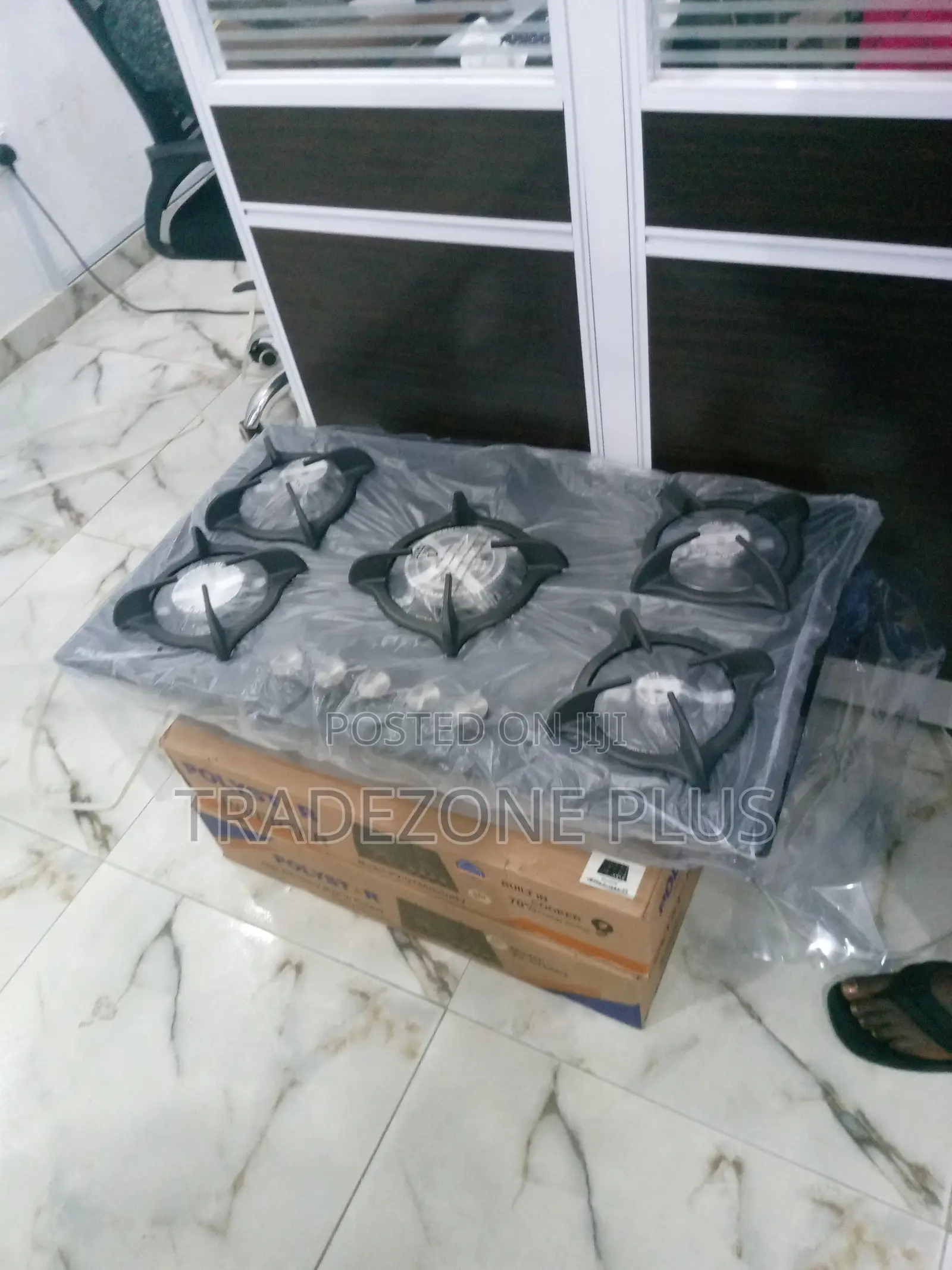 Polystar 7mm 5 Gas Burner Tempered Gas Hob