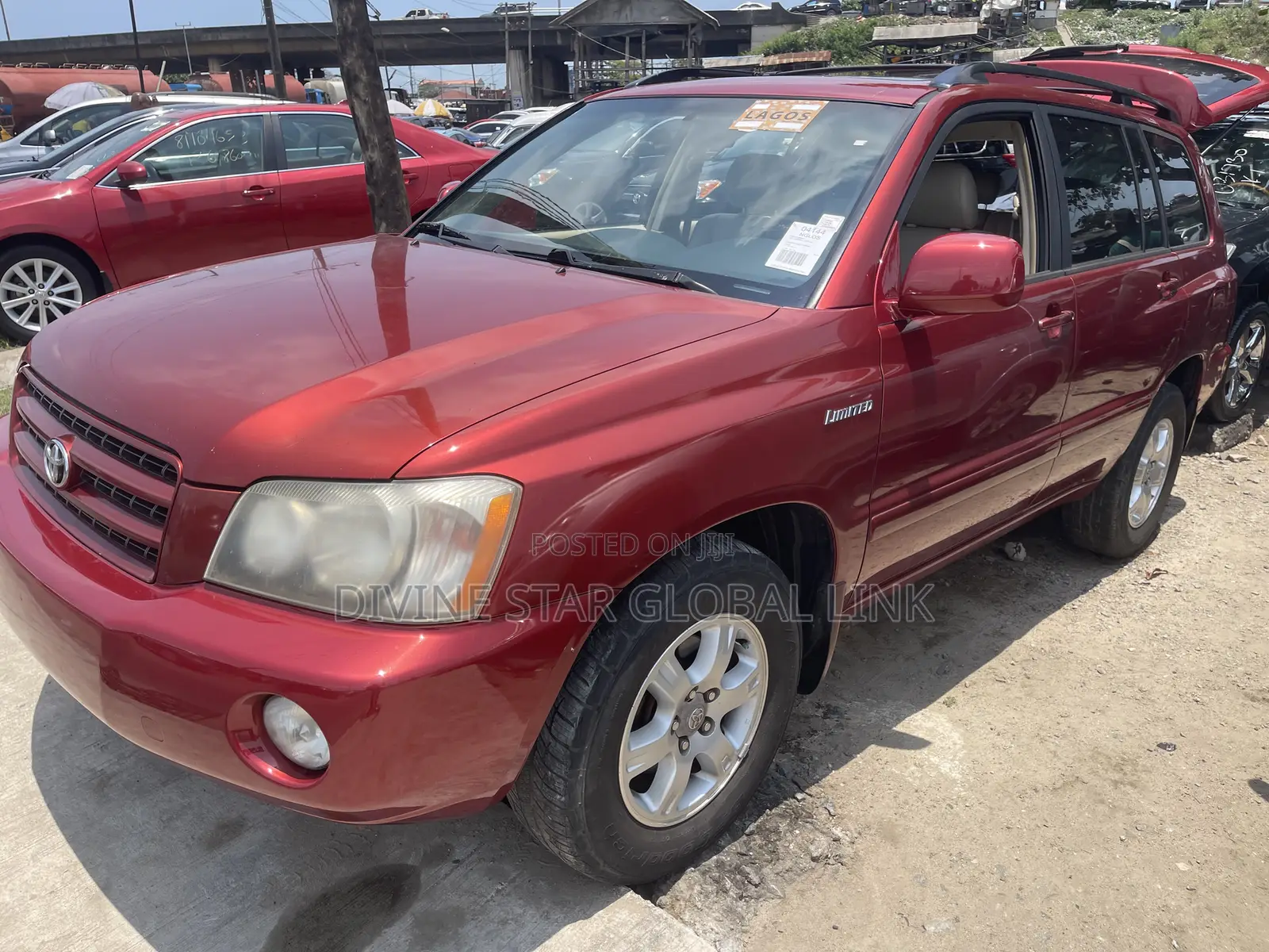Toyota Highlander Limited V6 2005 Red