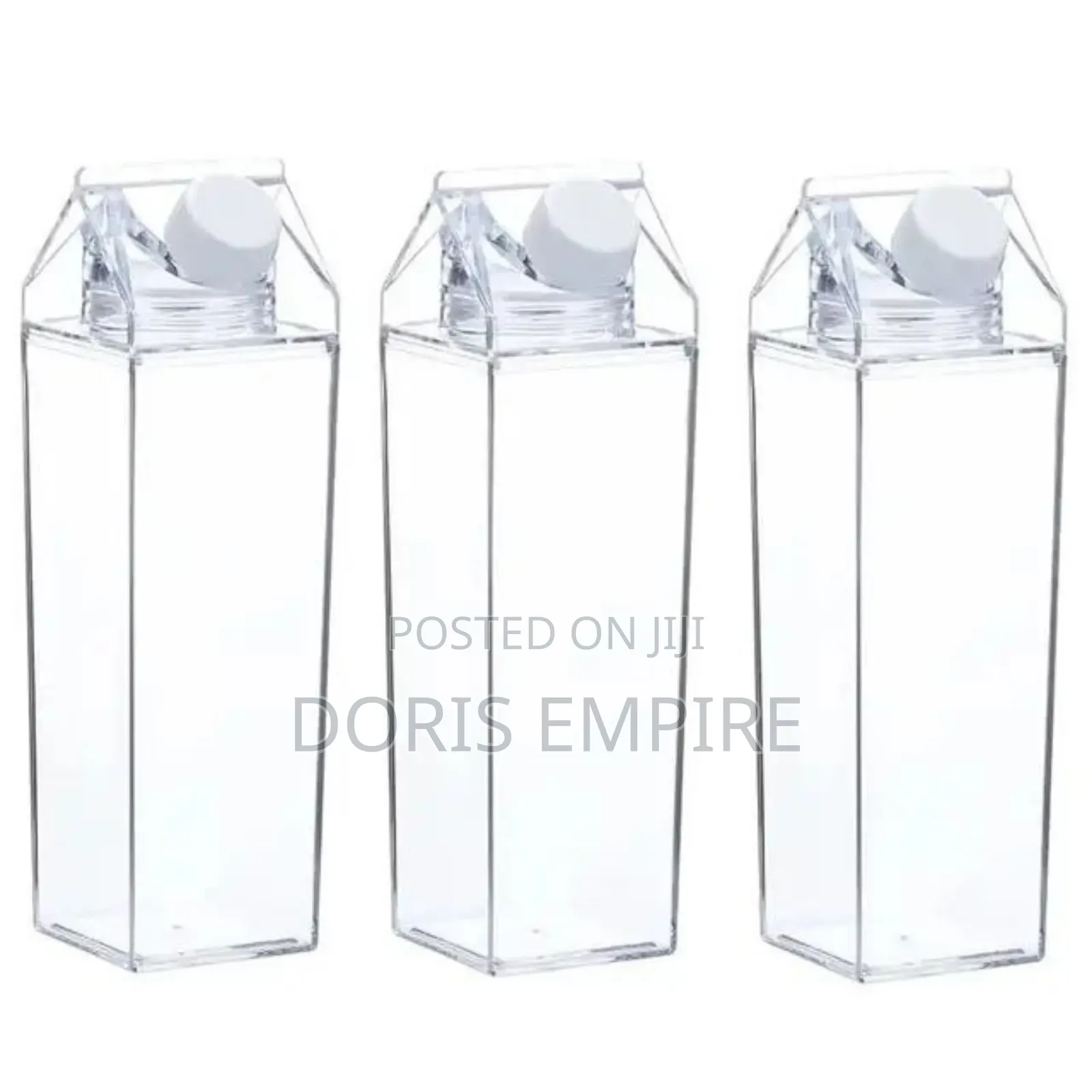 Reusable Transparent Plastic Juice,Water, Milk Containers
.