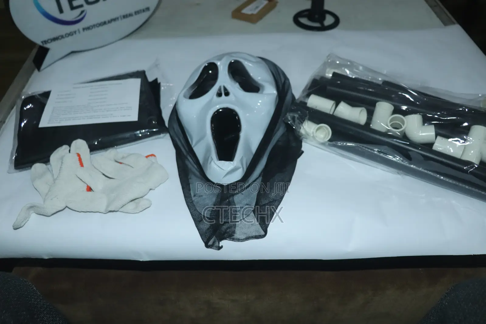 Ghostface Scream Scarecrow Outdoor / Indoor Decoration