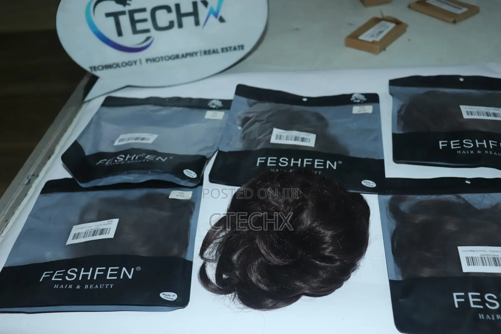Natural Hair Bun Extensions Curly Elastic Synthetic Hair