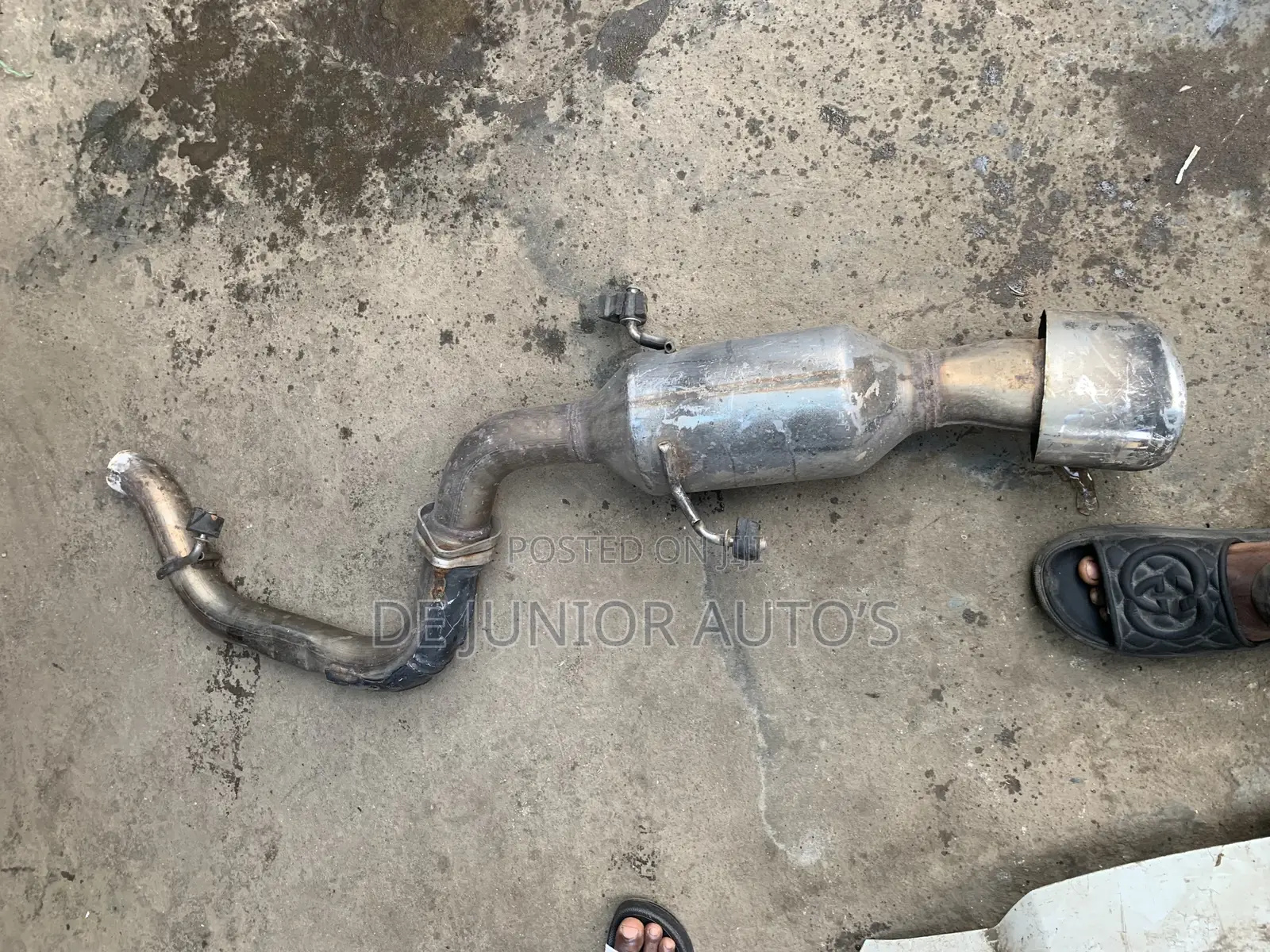 Back Exhaust Pot, Hyundai Santa Fe, 2014 16