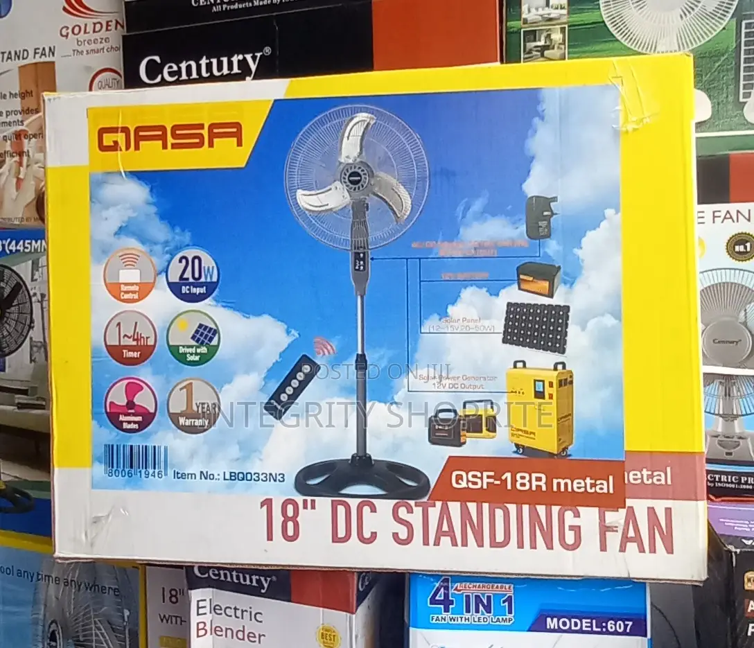 Qasa 18 Inches DC Standing Fan