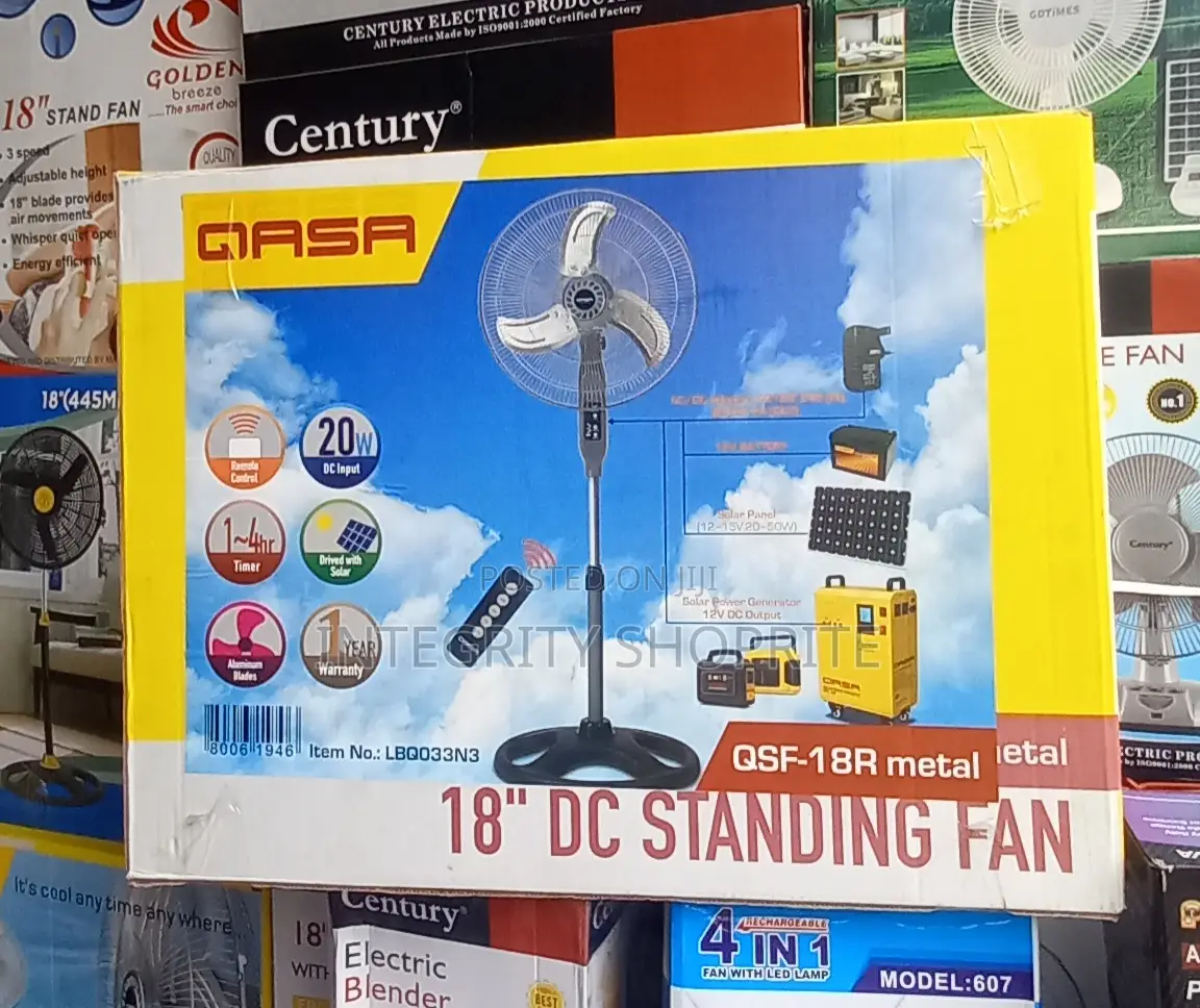 Qasa 18 Inches DC Standing Fan
