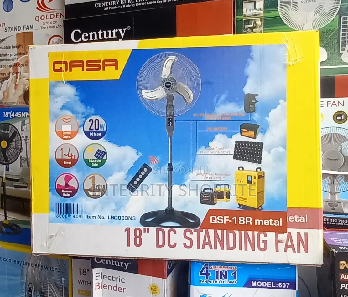 Qasa 18 Inches DC Standing Fan