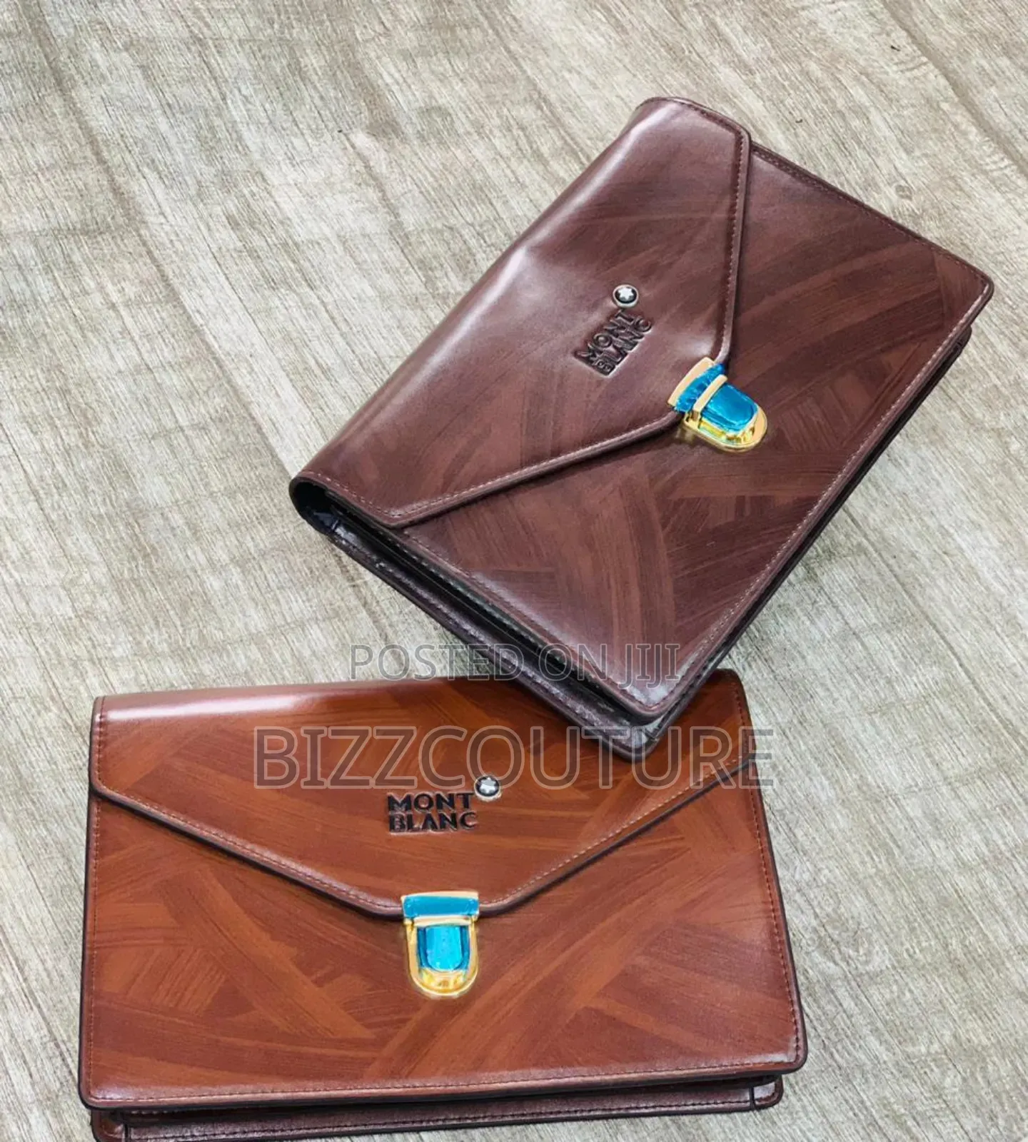 Original Montblanc Leather Clutches Bags Available in Store