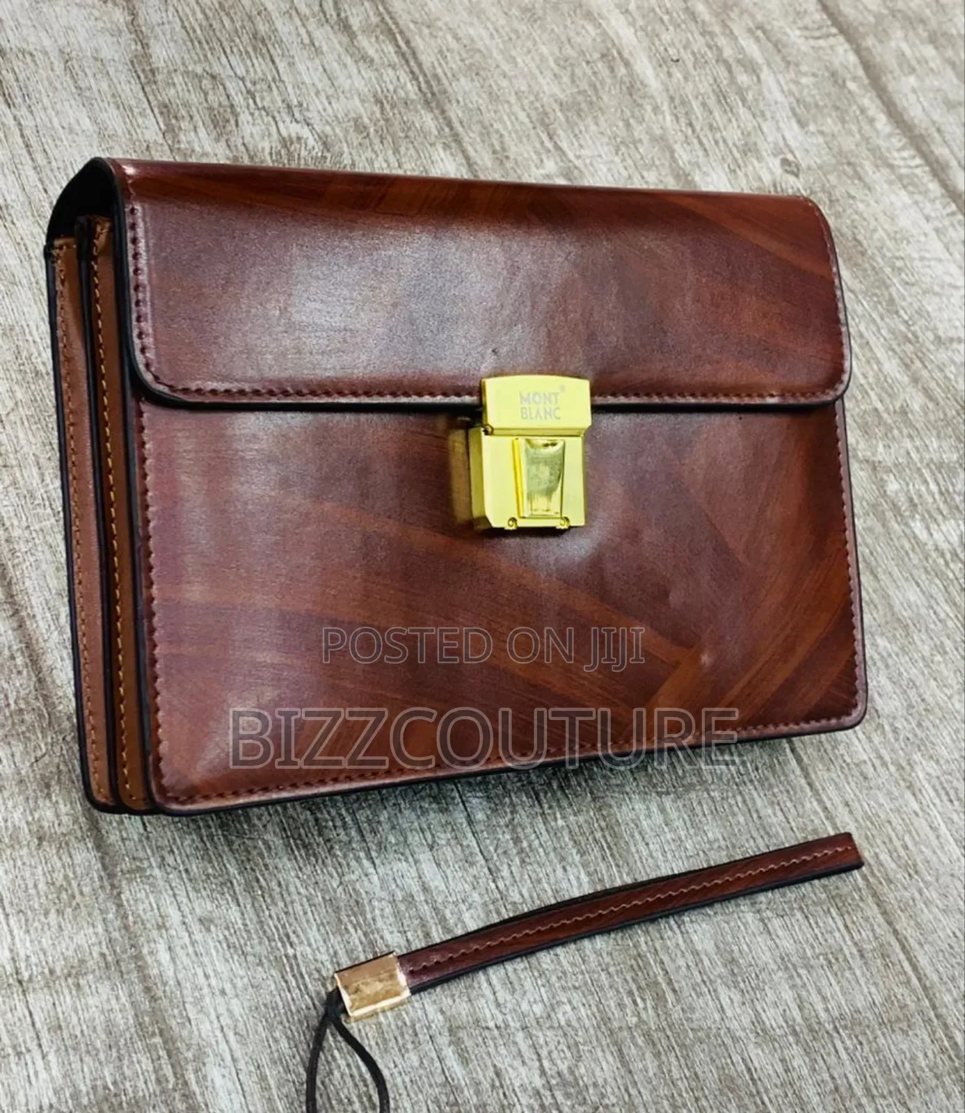 Original Montblanc Leather Clutches Bags Available in Store