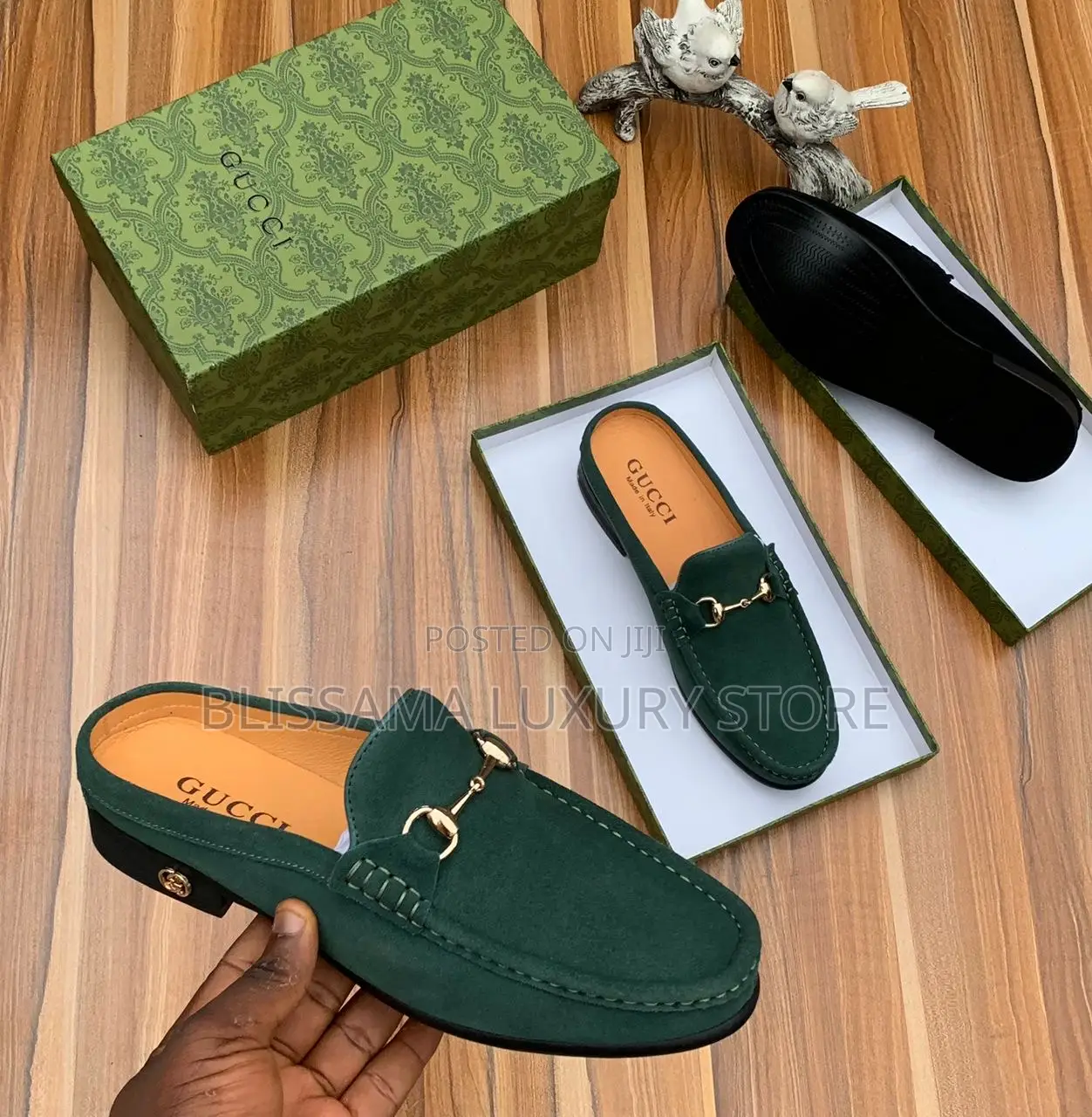 Quality Salvatore Ferragamo Suede Loafers Half Shoe
