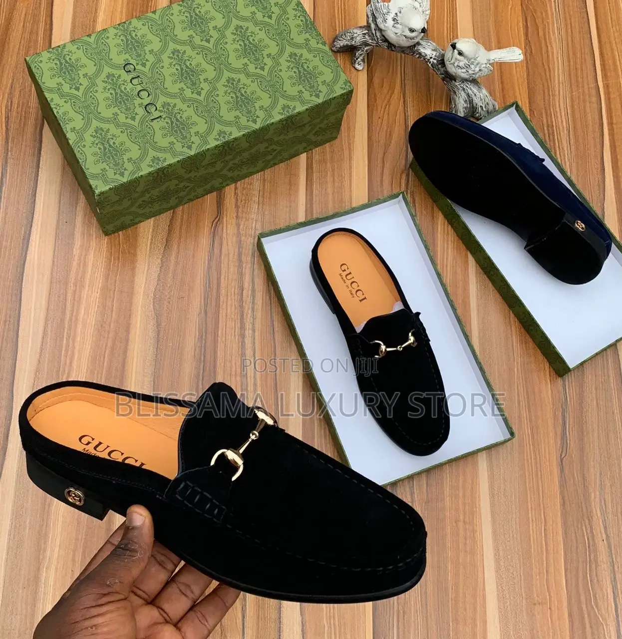 Quality Salvatore Ferragamo Suede Loafers Half Shoe