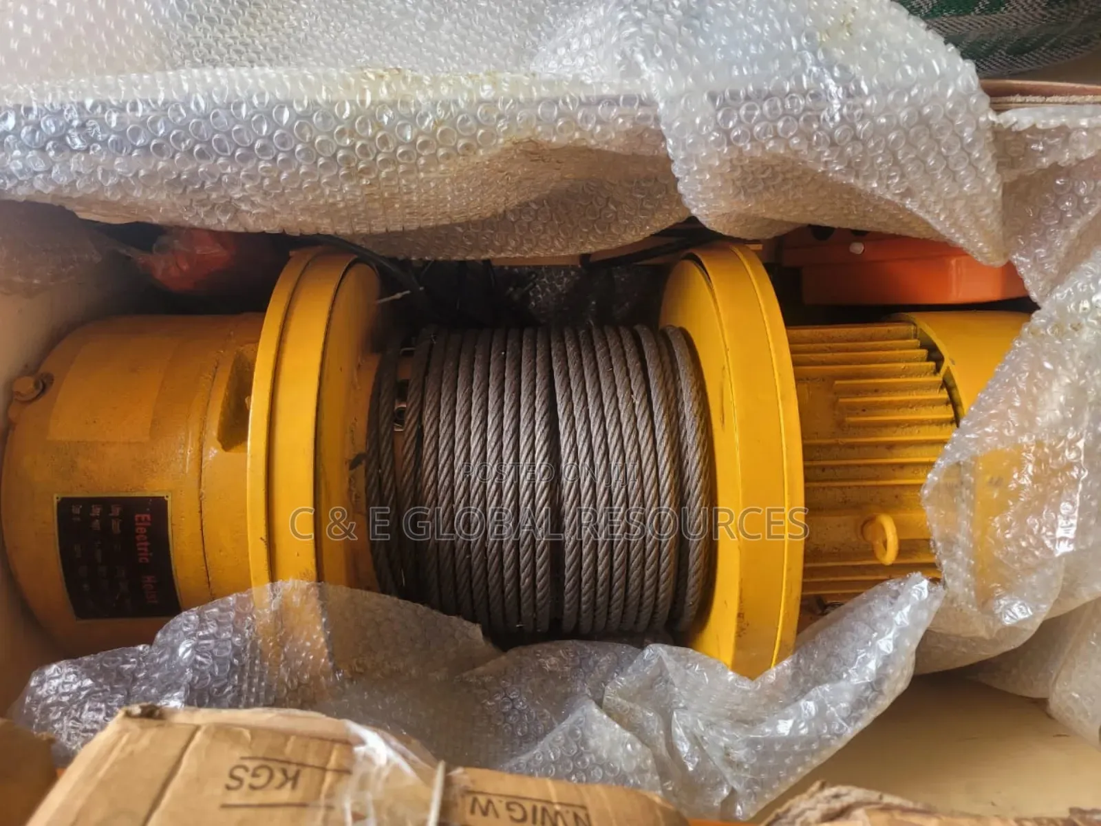 Electric Wire/Rope Winch (1ton)