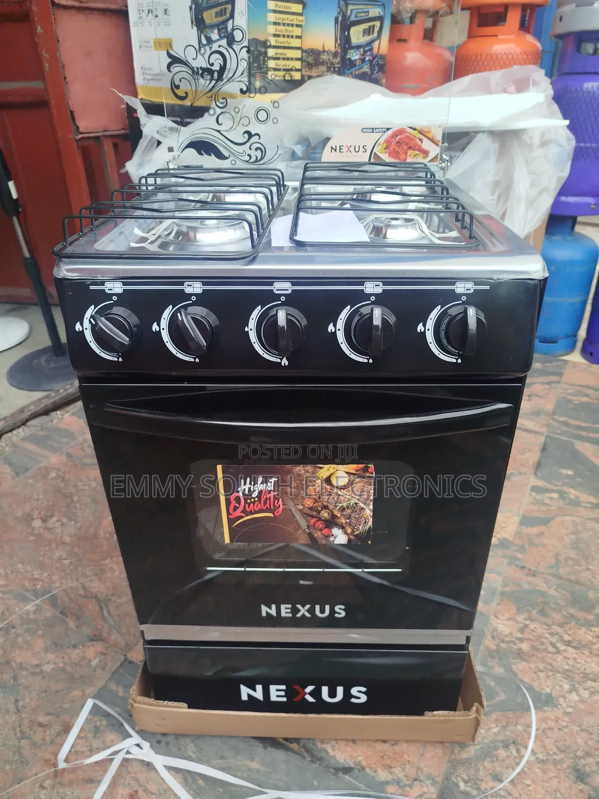 Nexus 4 Burner All Gas Cooker With Oven