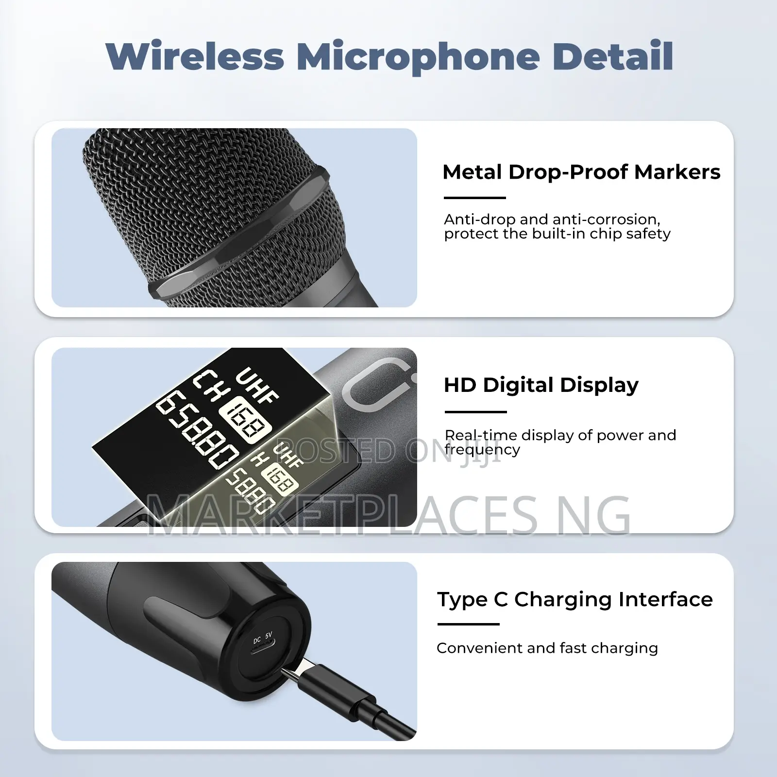 JYX Dual Wireless Microphones