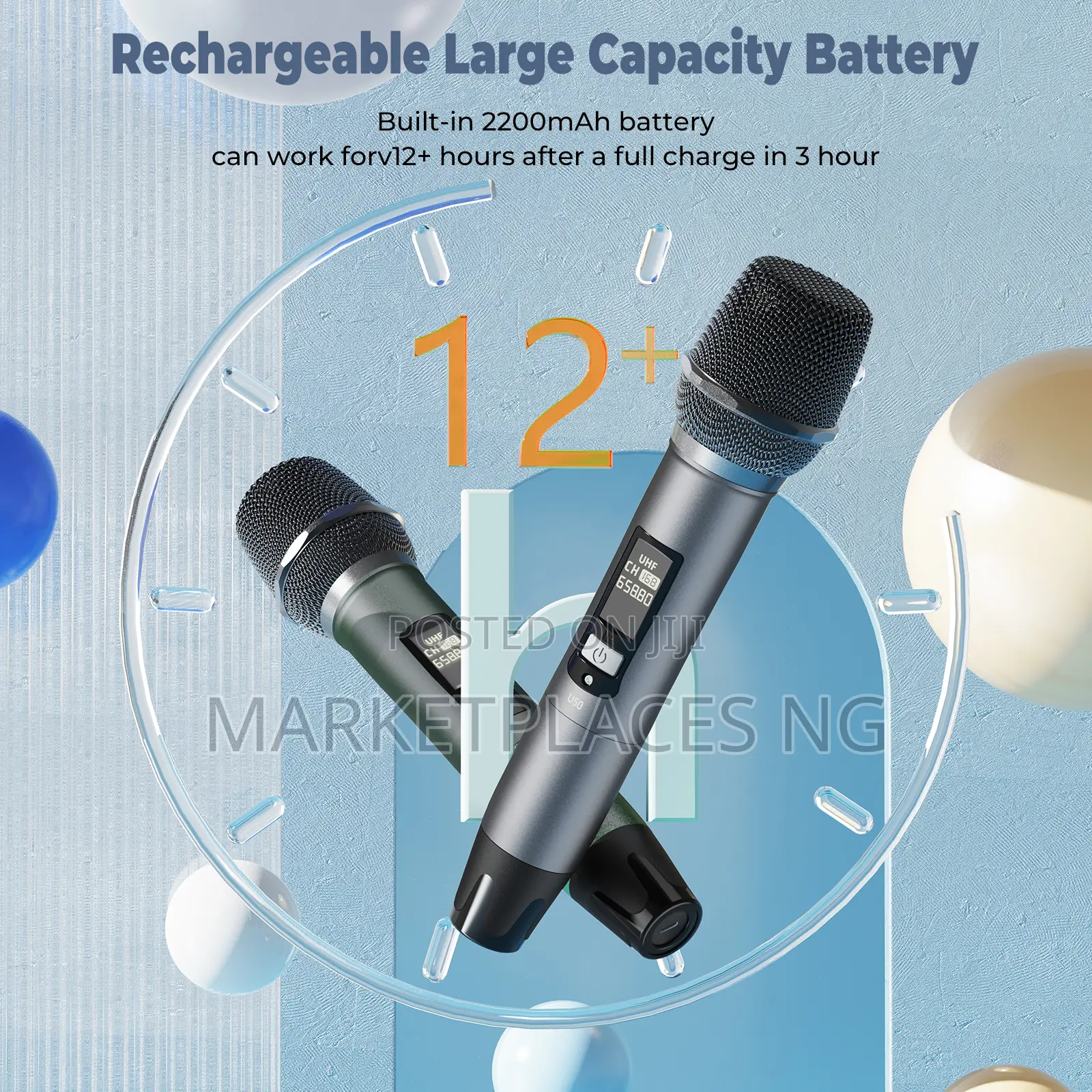 JYX Dual Wireless Microphones